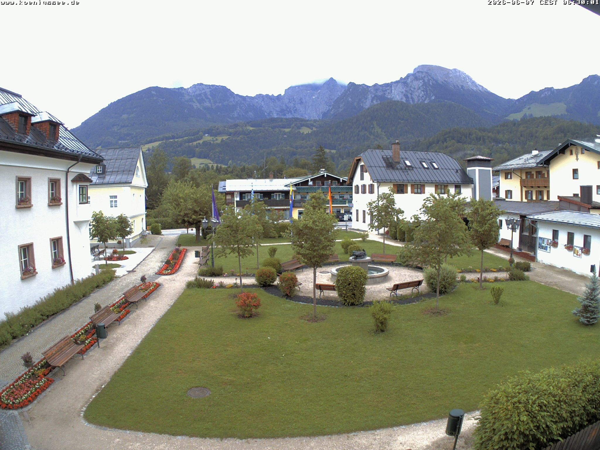 Archiv Foto Webcam Haus des Gastes - Königssee