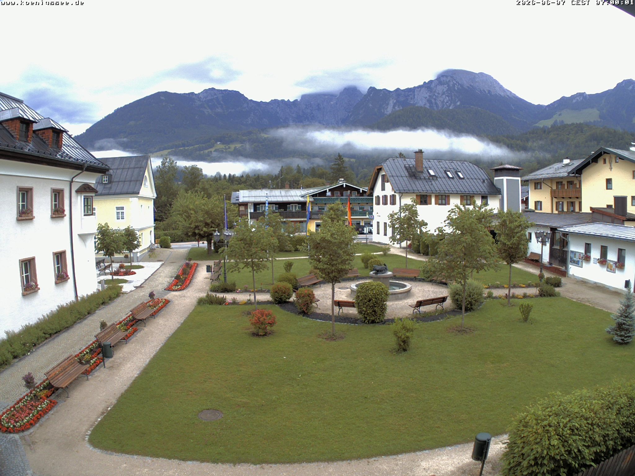 Archiv Foto Webcam Haus des Gastes - Königssee