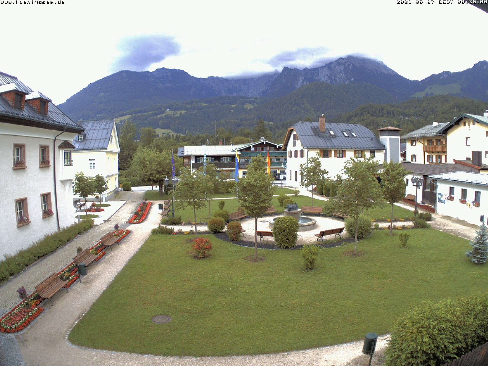 Archiv Foto Webcam Haus des Gastes - Königssee