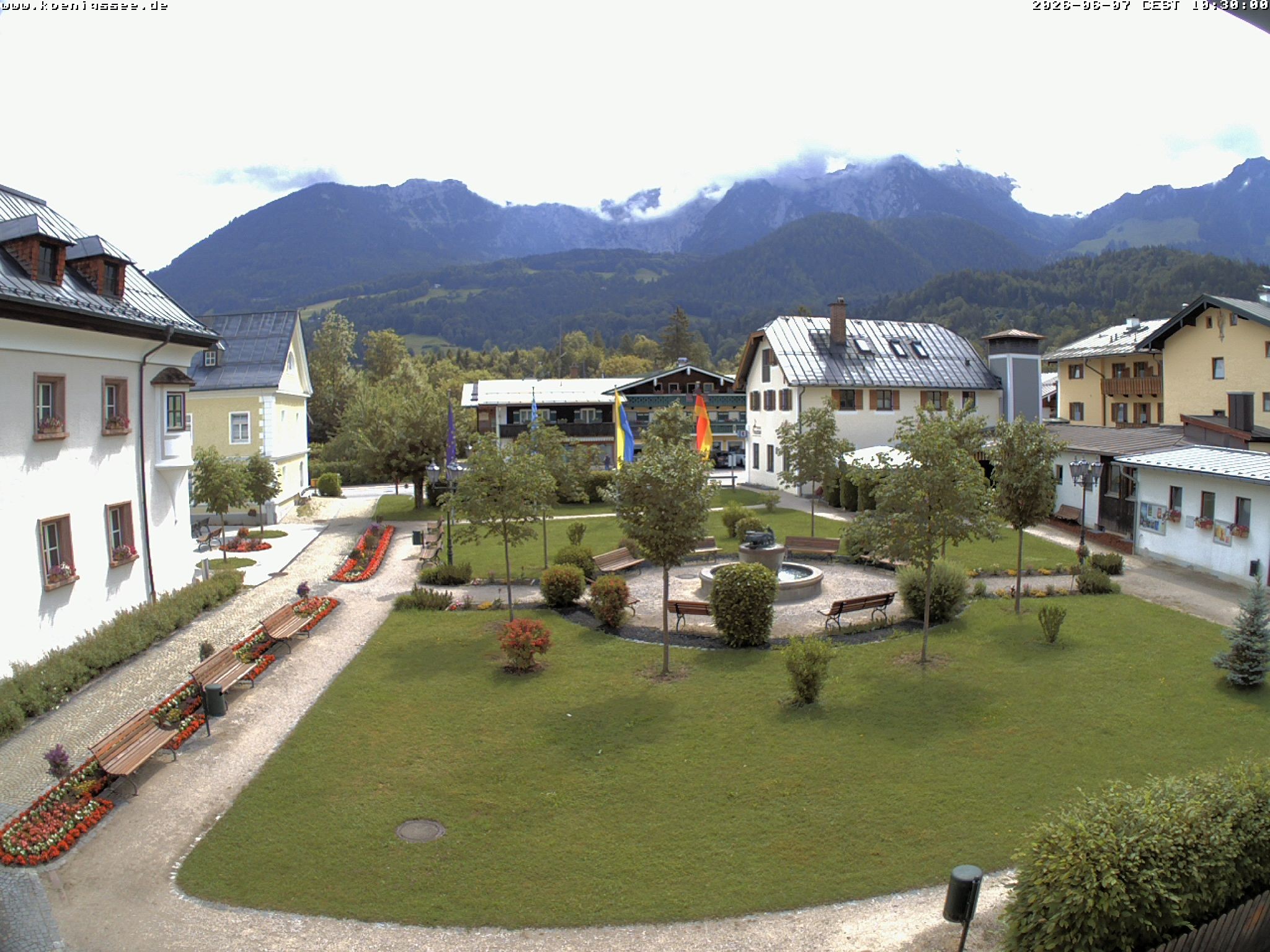 Archiv Foto Webcam Haus des Gastes - Königssee