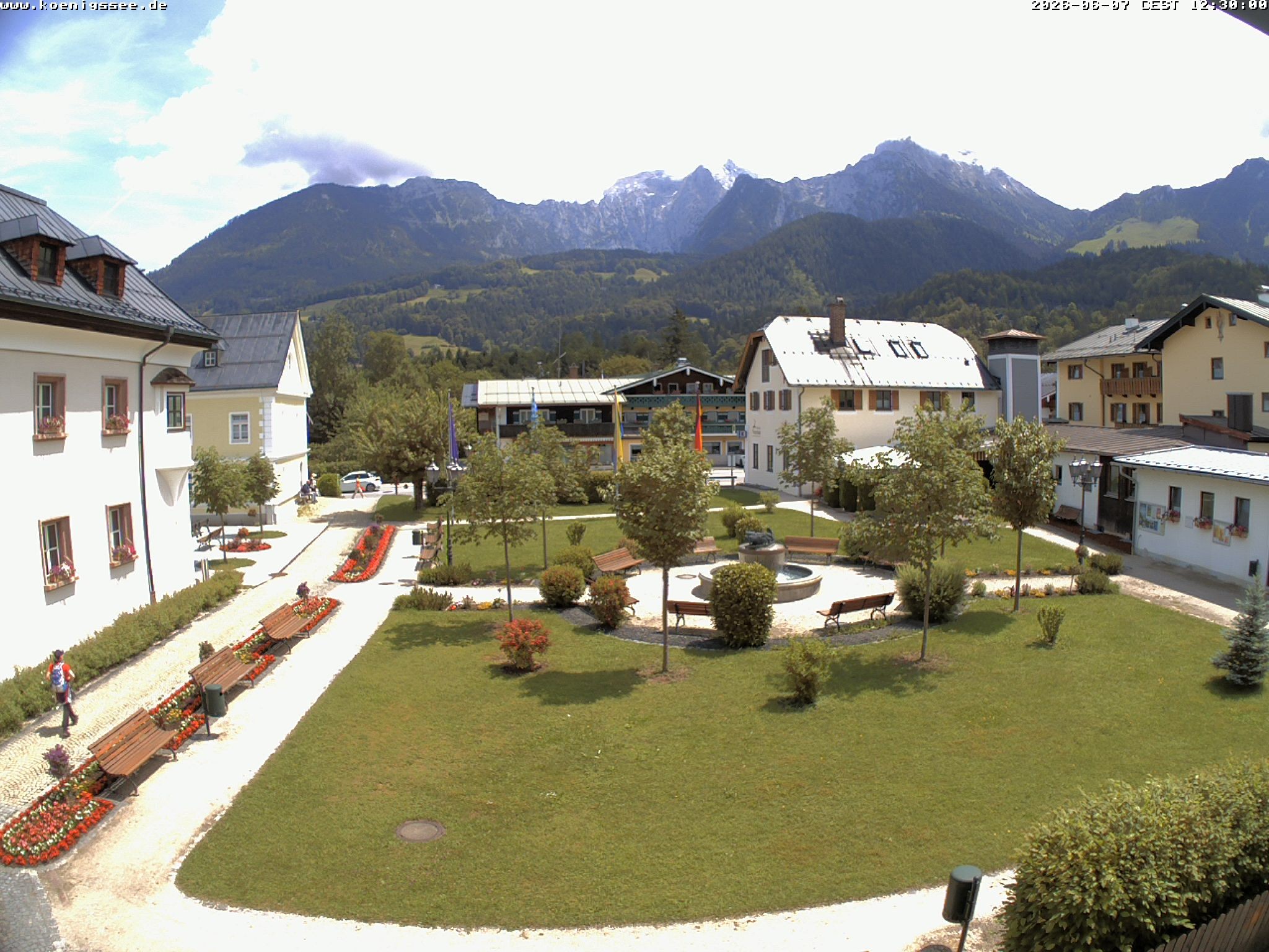 Archiv Foto Webcam Haus des Gastes - Königssee