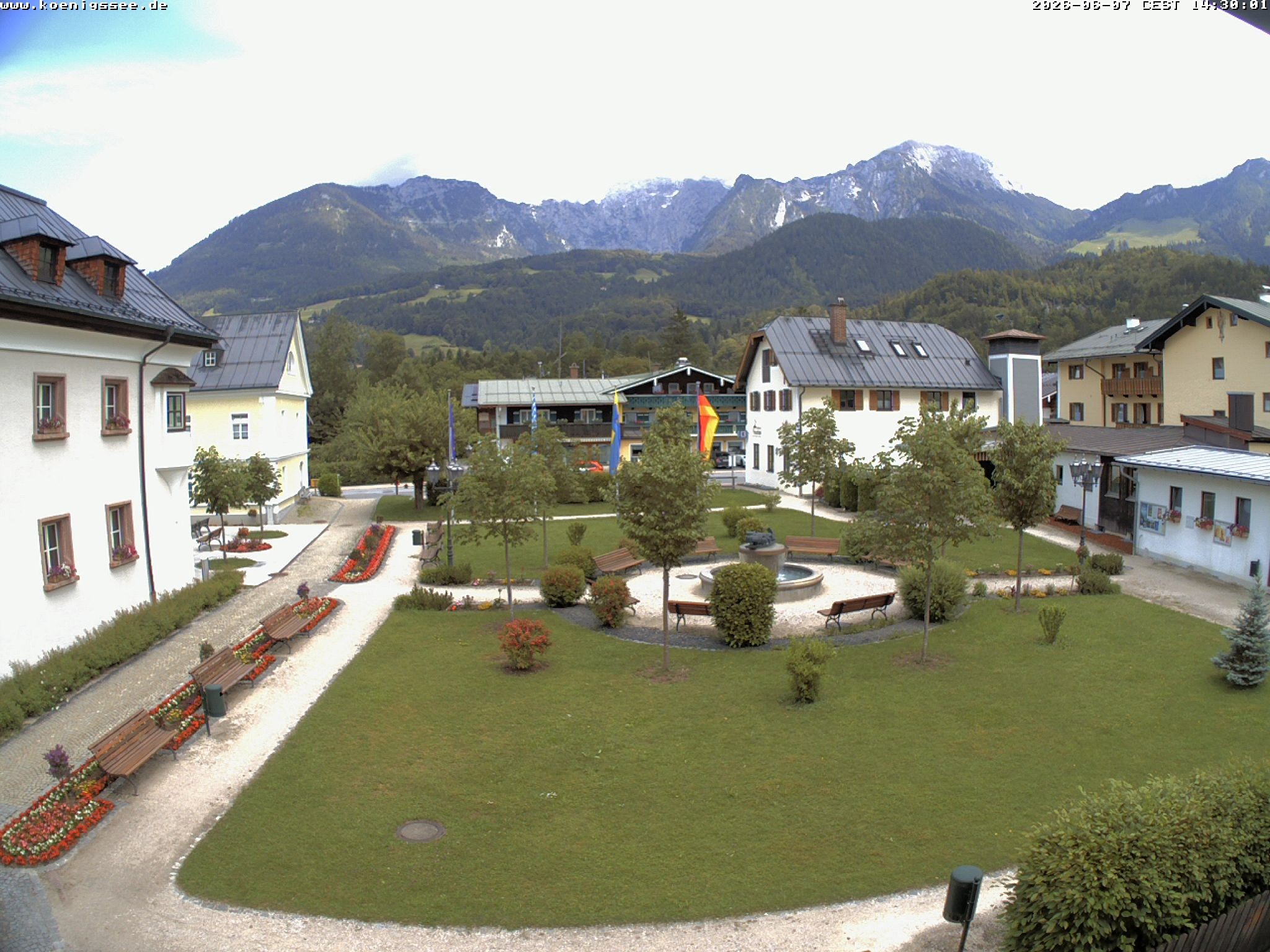 Archiv Foto Webcam Haus des Gastes - Königssee