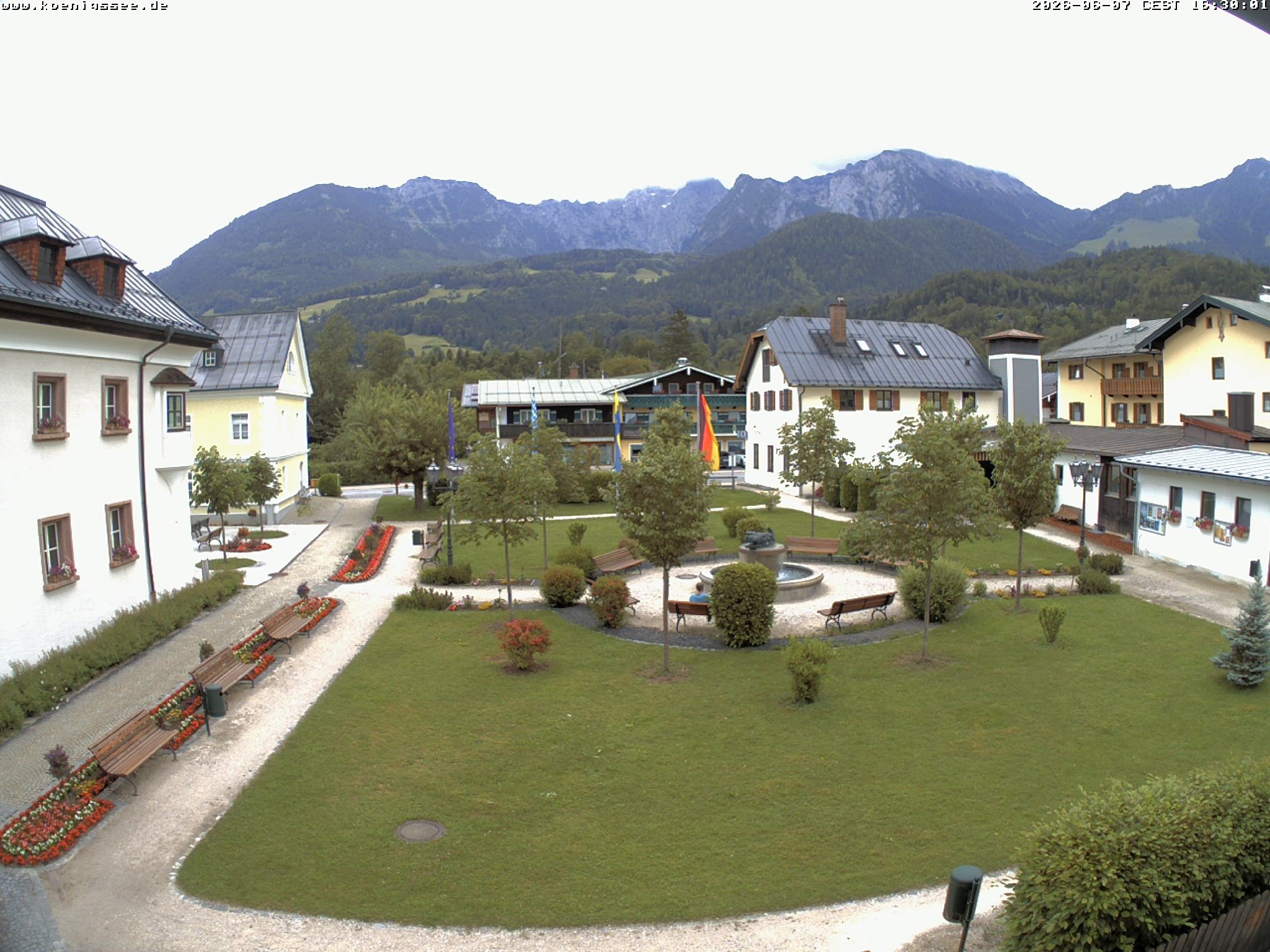 Archiv Foto Webcam Haus des Gastes - Königssee