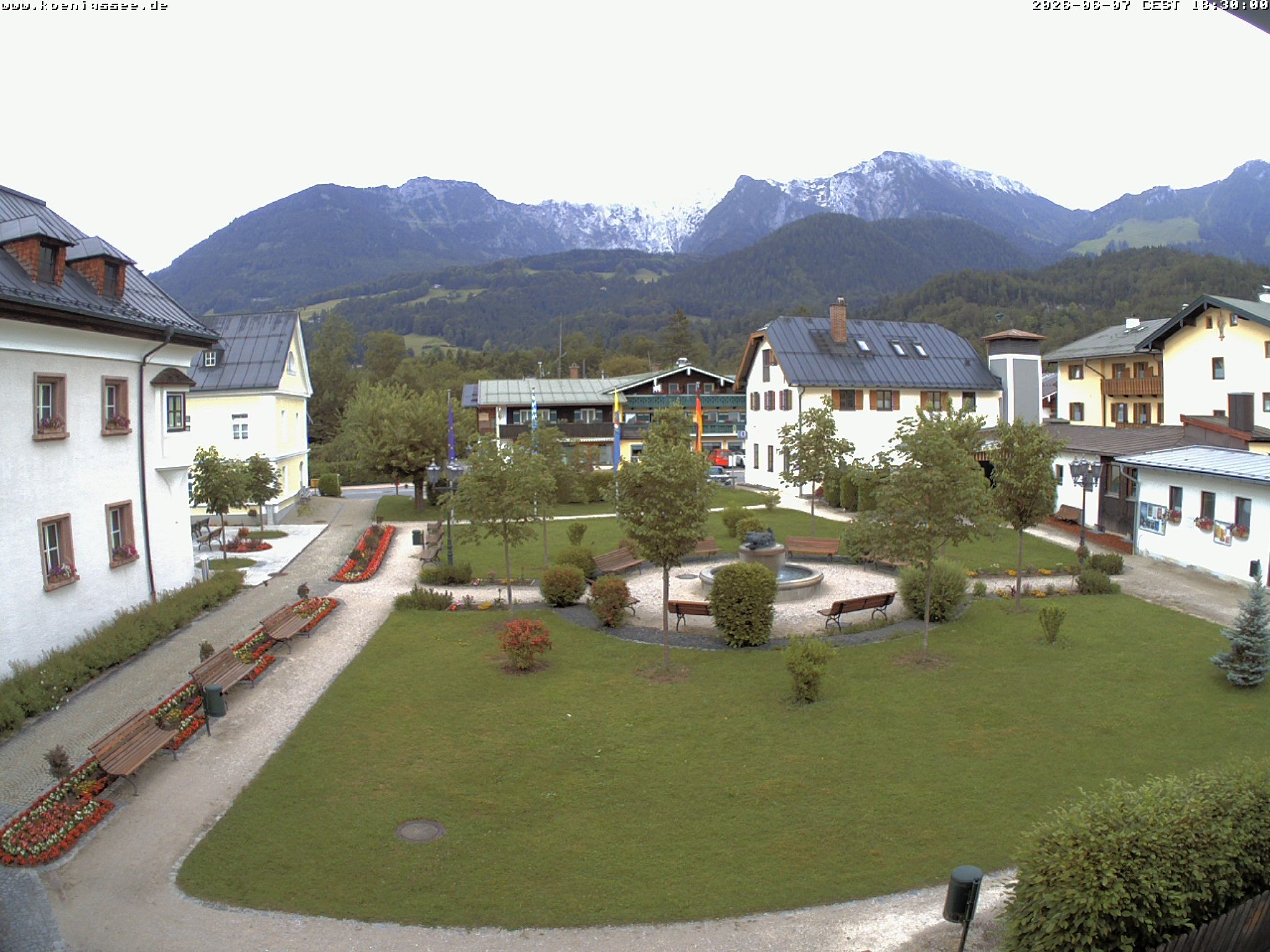 Archiv Foto Webcam Haus des Gastes - Königssee