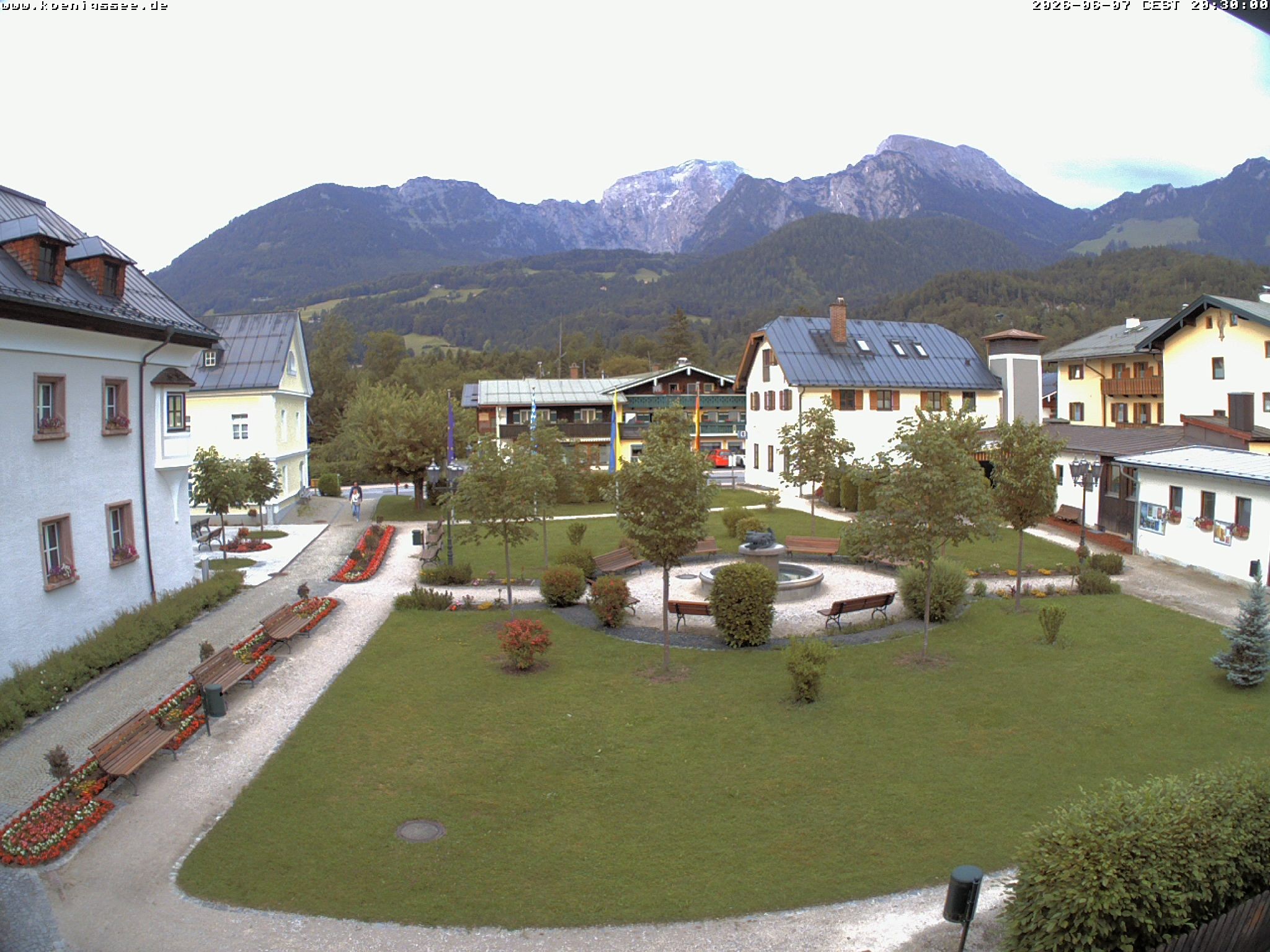Archiv Foto Webcam Haus des Gastes - Königssee