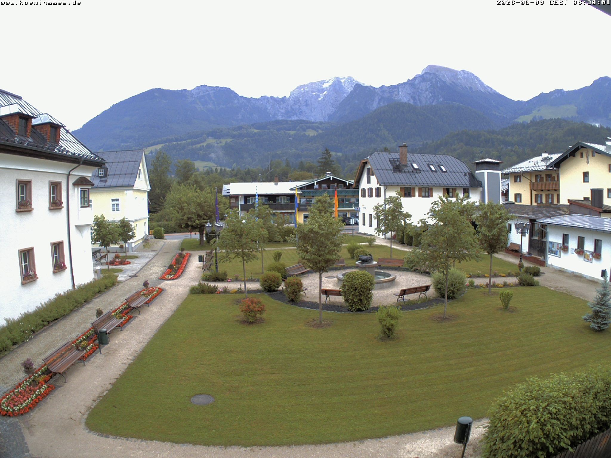 Archiv Foto Webcam Haus des Gastes - Königssee