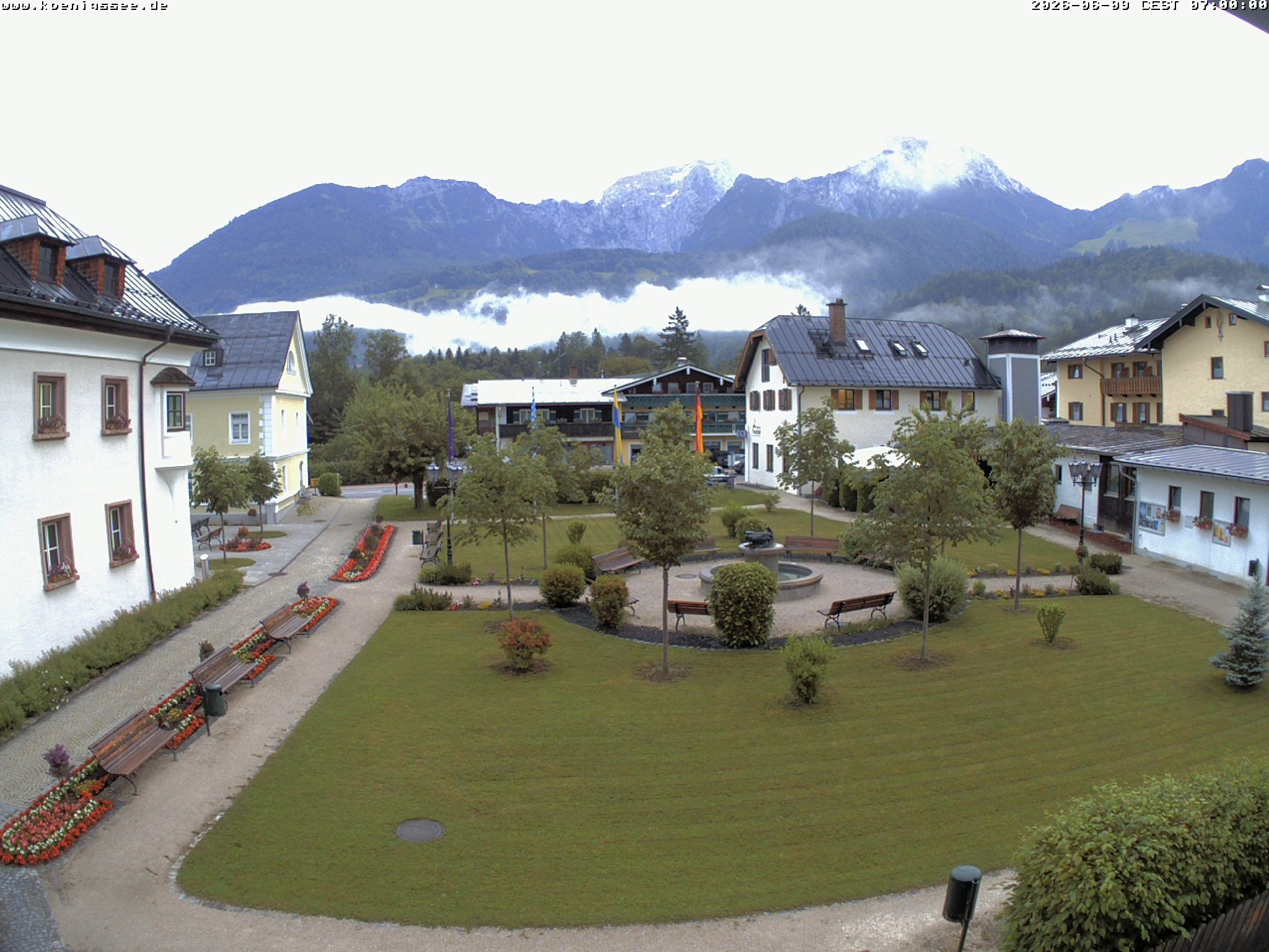 Archiv Foto Webcam Haus des Gastes - Königssee