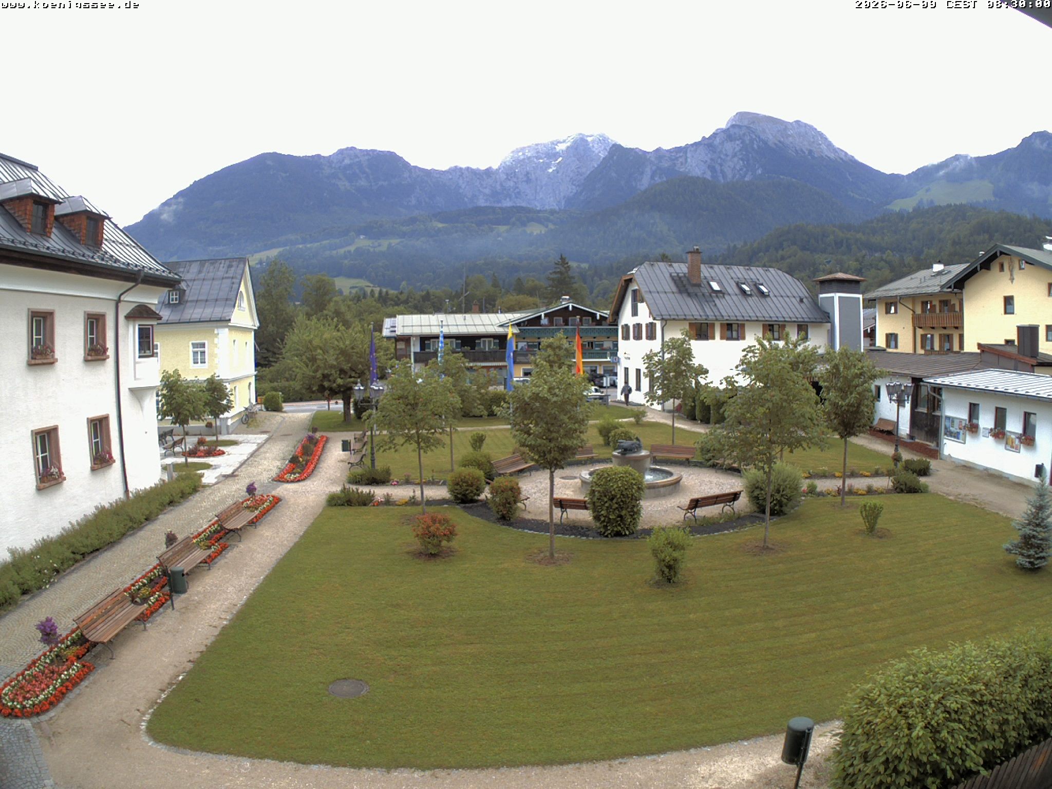 Archiv Foto Webcam Haus des Gastes - Königssee