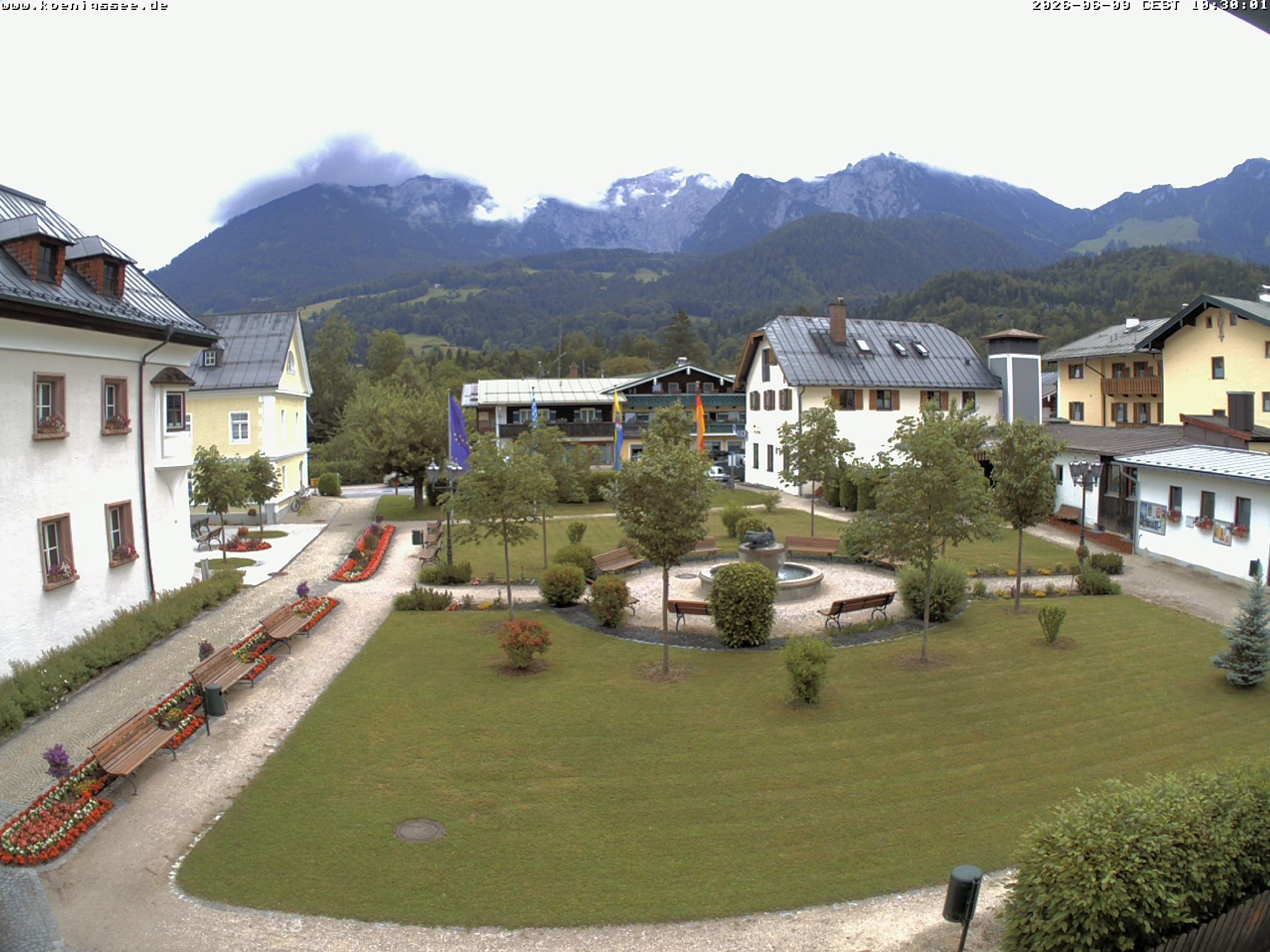 Archiv Foto Webcam Haus des Gastes - Königssee
