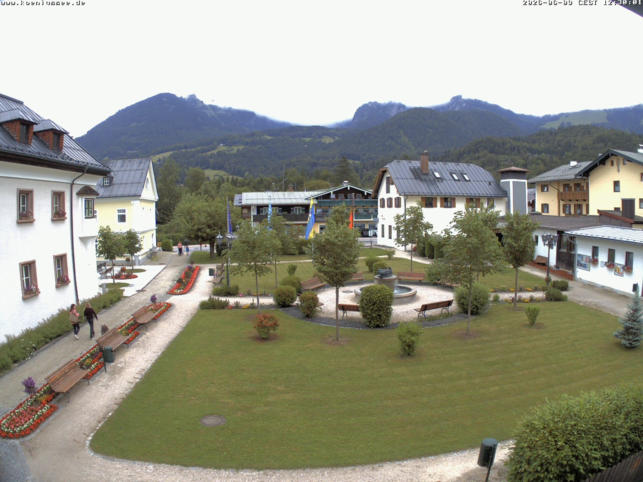 Archiv Foto Webcam Haus des Gastes - Königssee