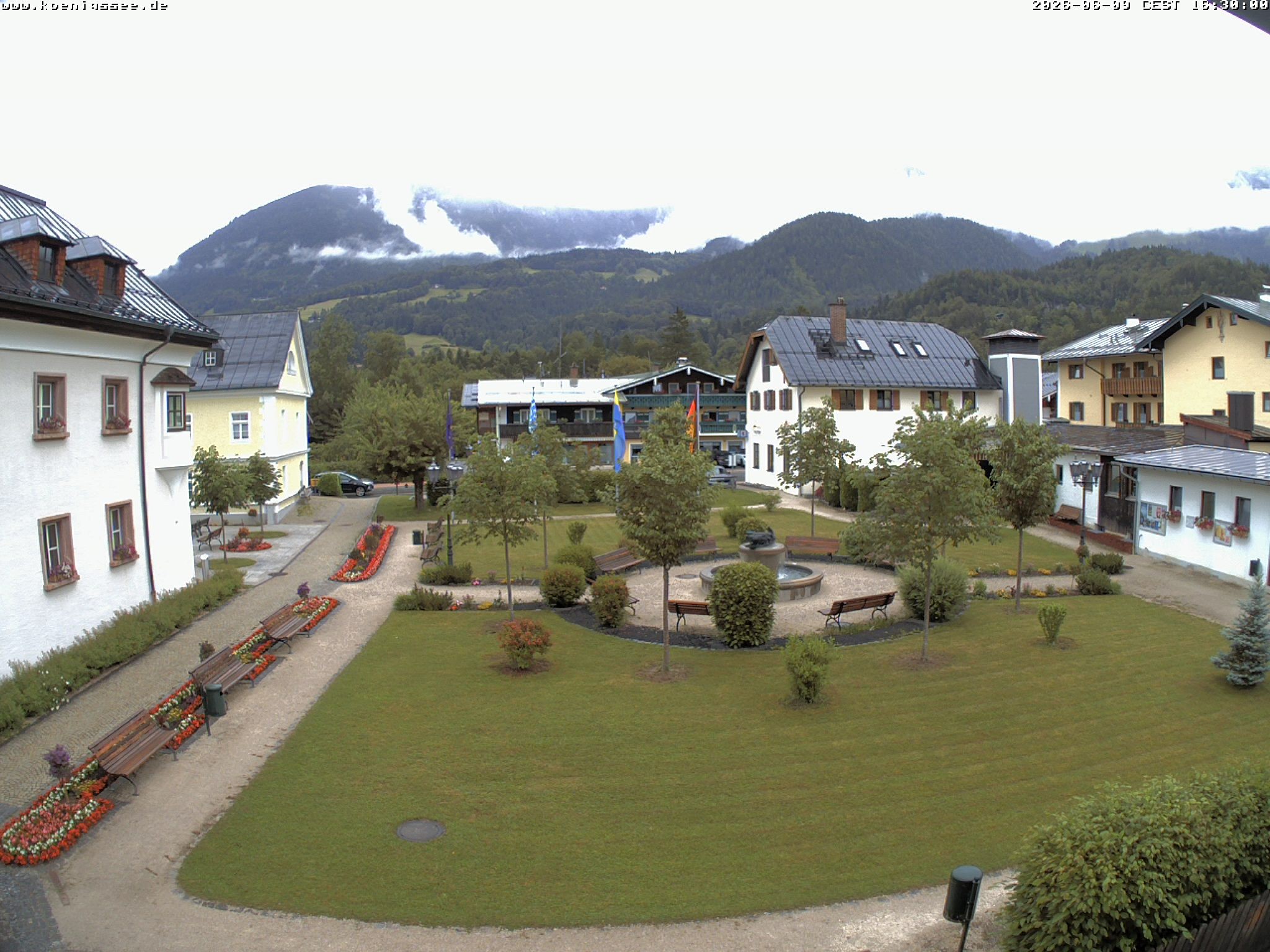 Archiv Foto Webcam Haus des Gastes - Königssee