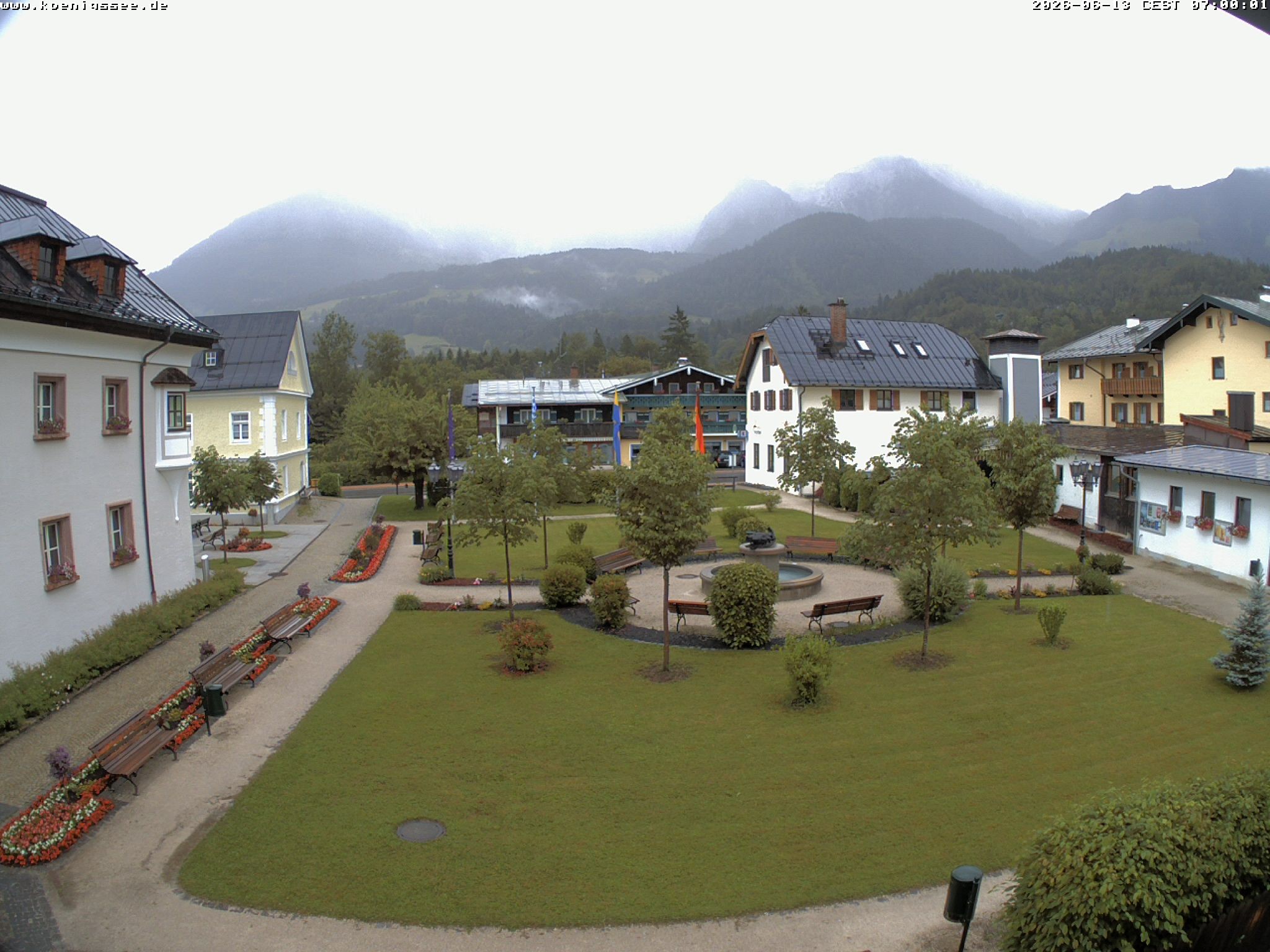 Archiv Foto Webcam Haus des Gastes - Königssee