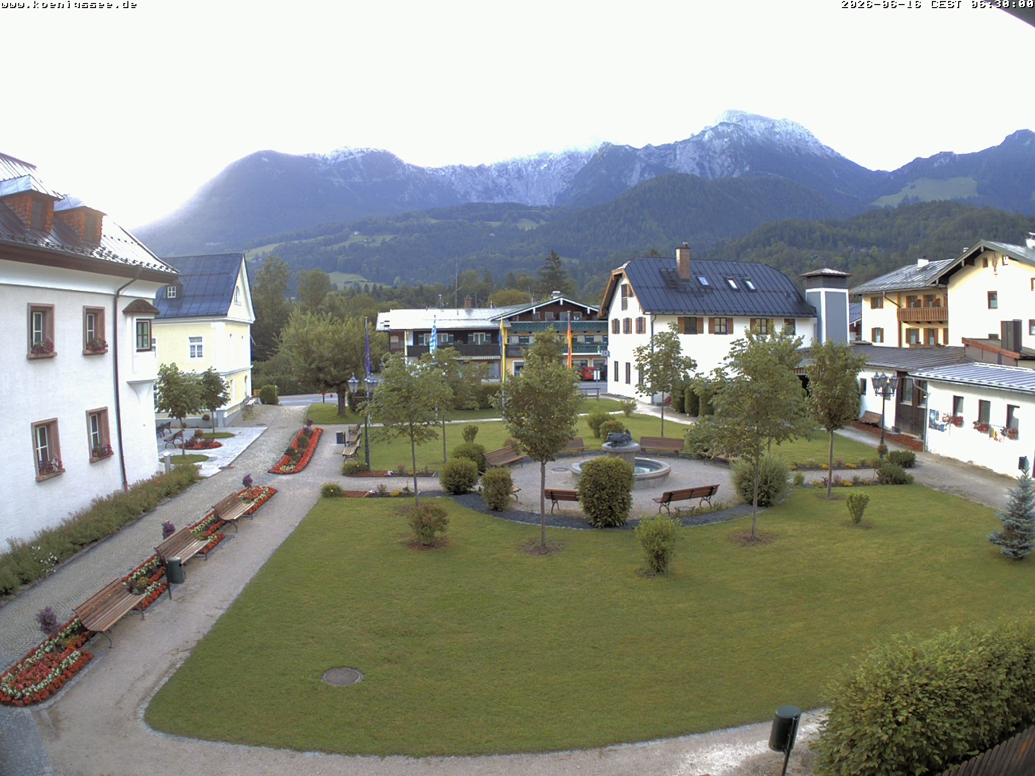 Archiv Foto Webcam Haus des Gastes - Königssee