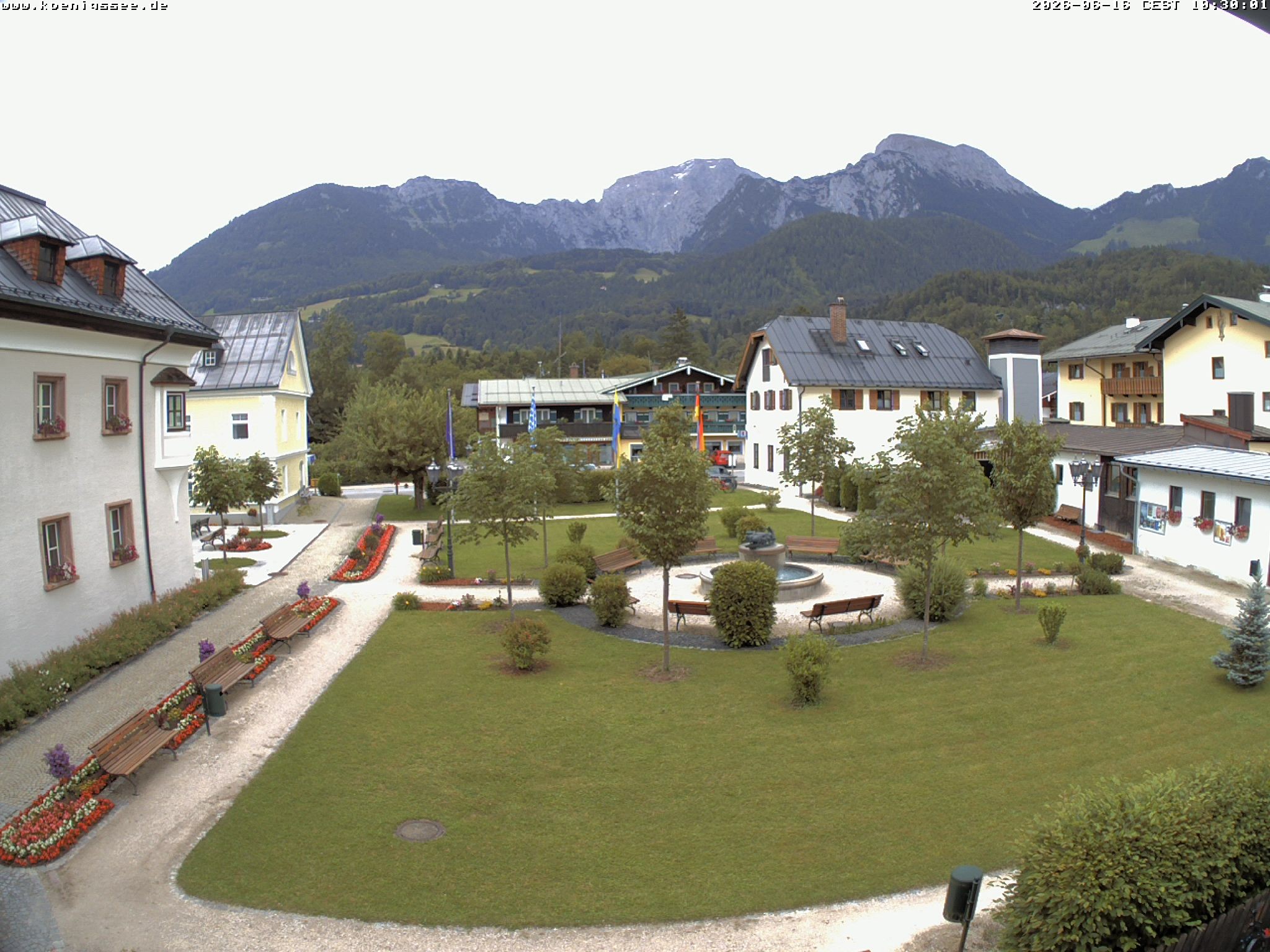Archiv Foto Webcam Haus des Gastes - Königssee