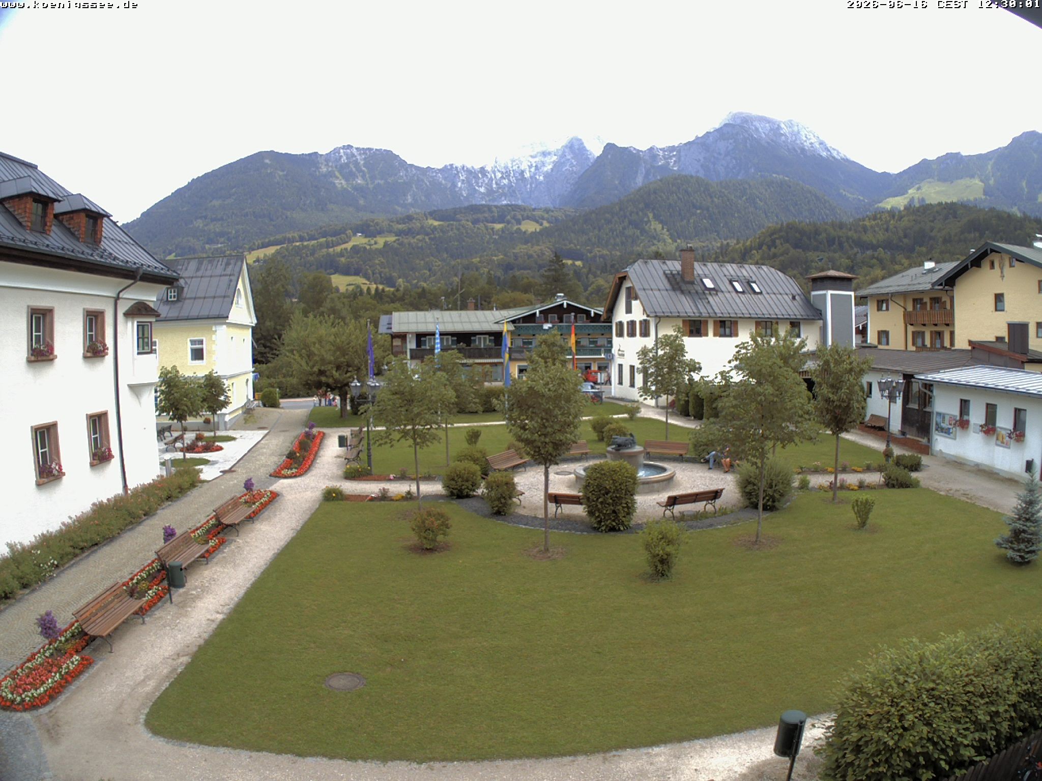 Archiv Foto Webcam Haus des Gastes - Königssee