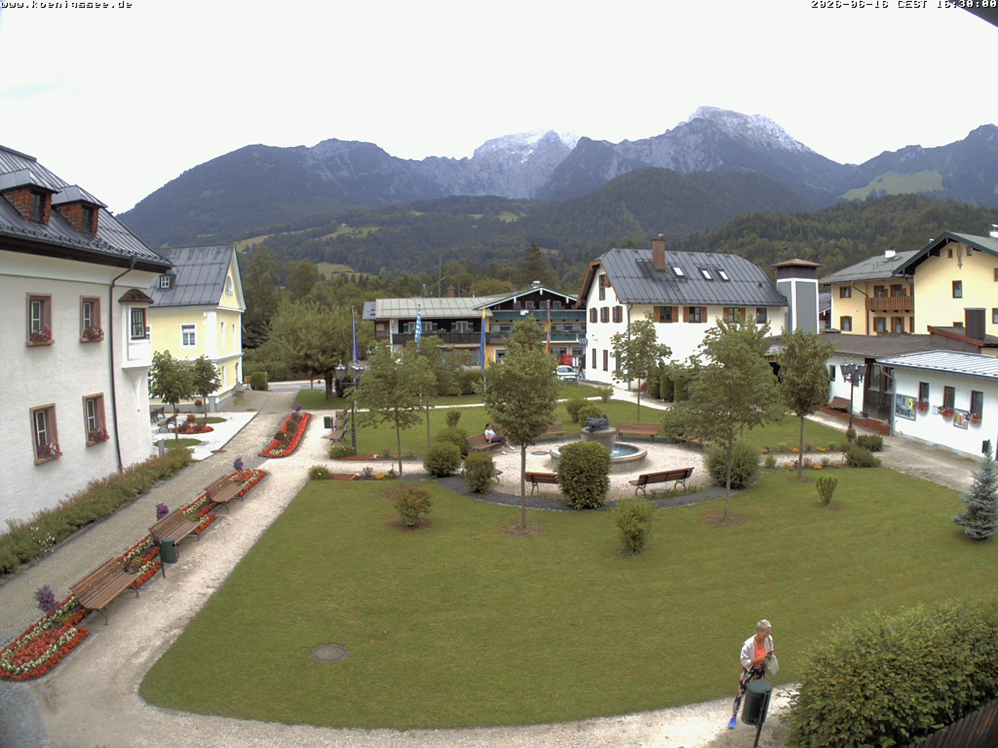 Archiv Foto Webcam Haus des Gastes - Königssee