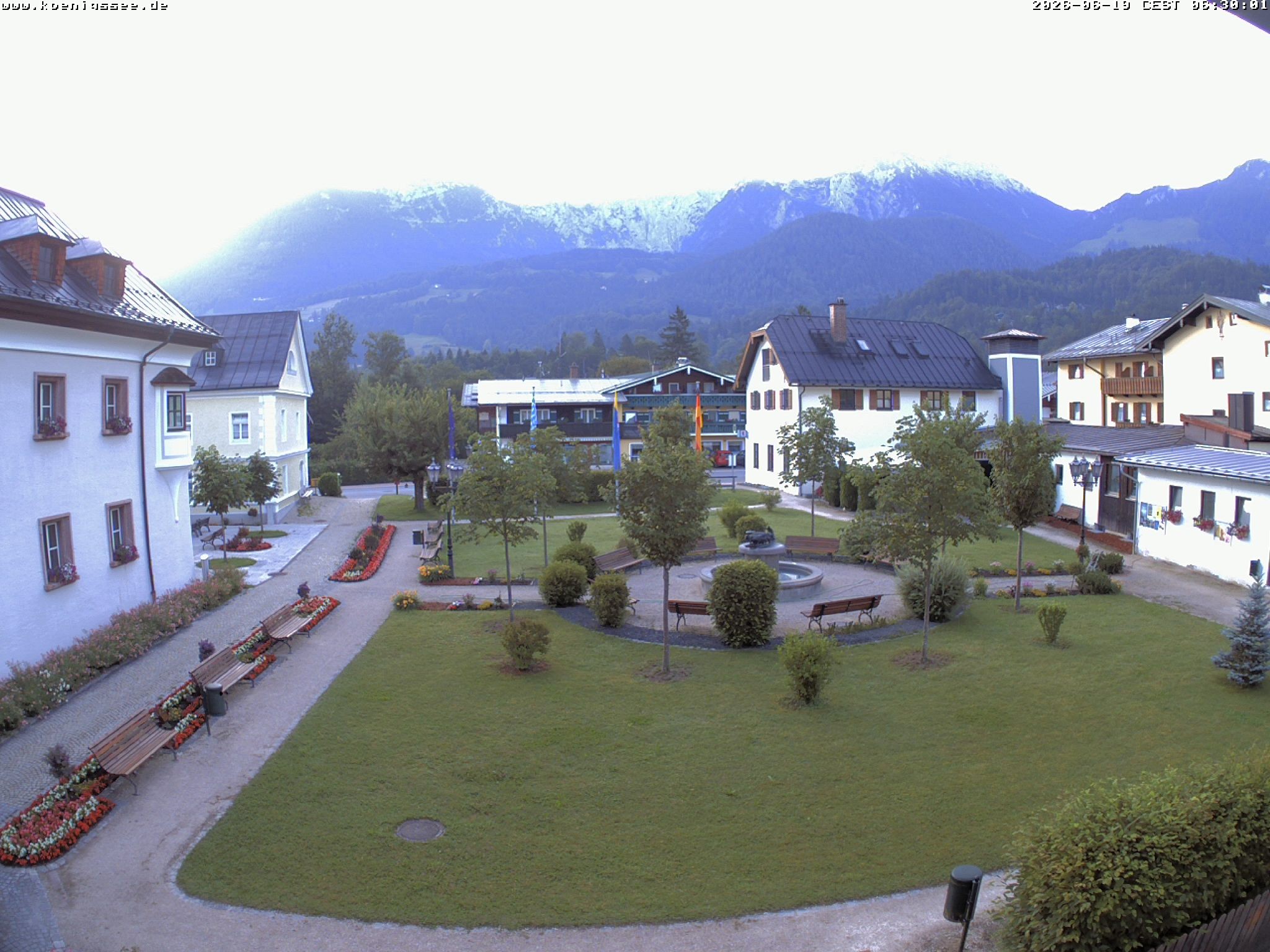 Archiv Foto Webcam Haus des Gastes - Königssee