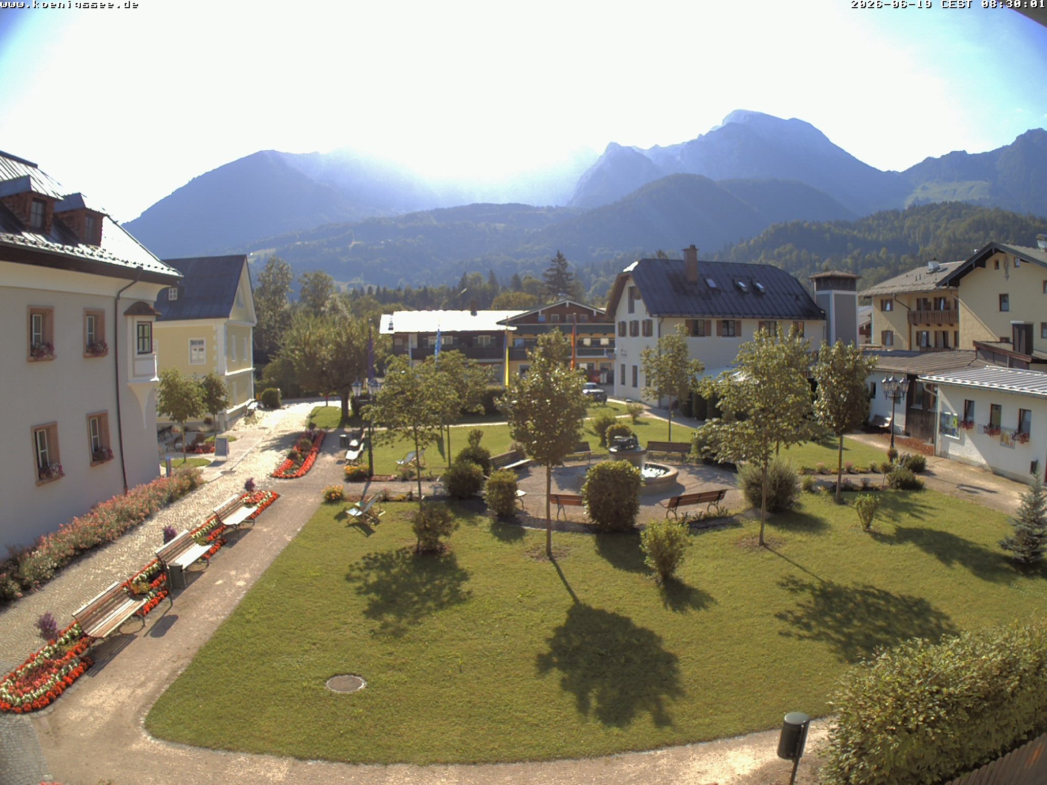 Archiv Foto Webcam Haus des Gastes - Königssee