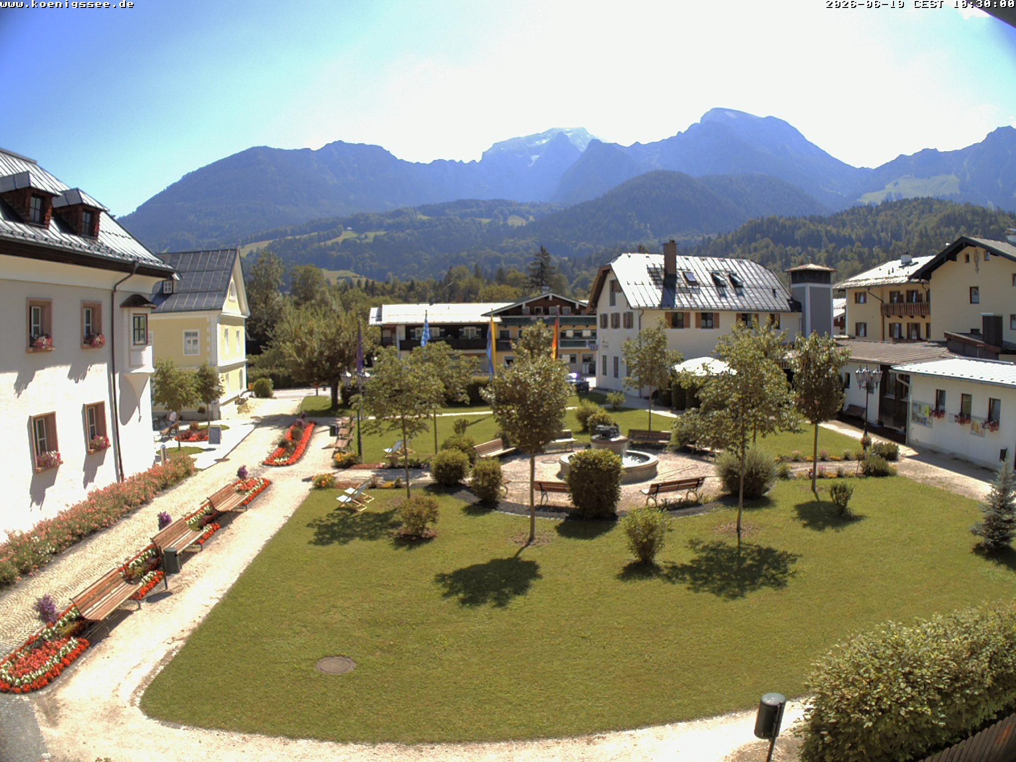Archiv Foto Webcam Haus des Gastes - Königssee