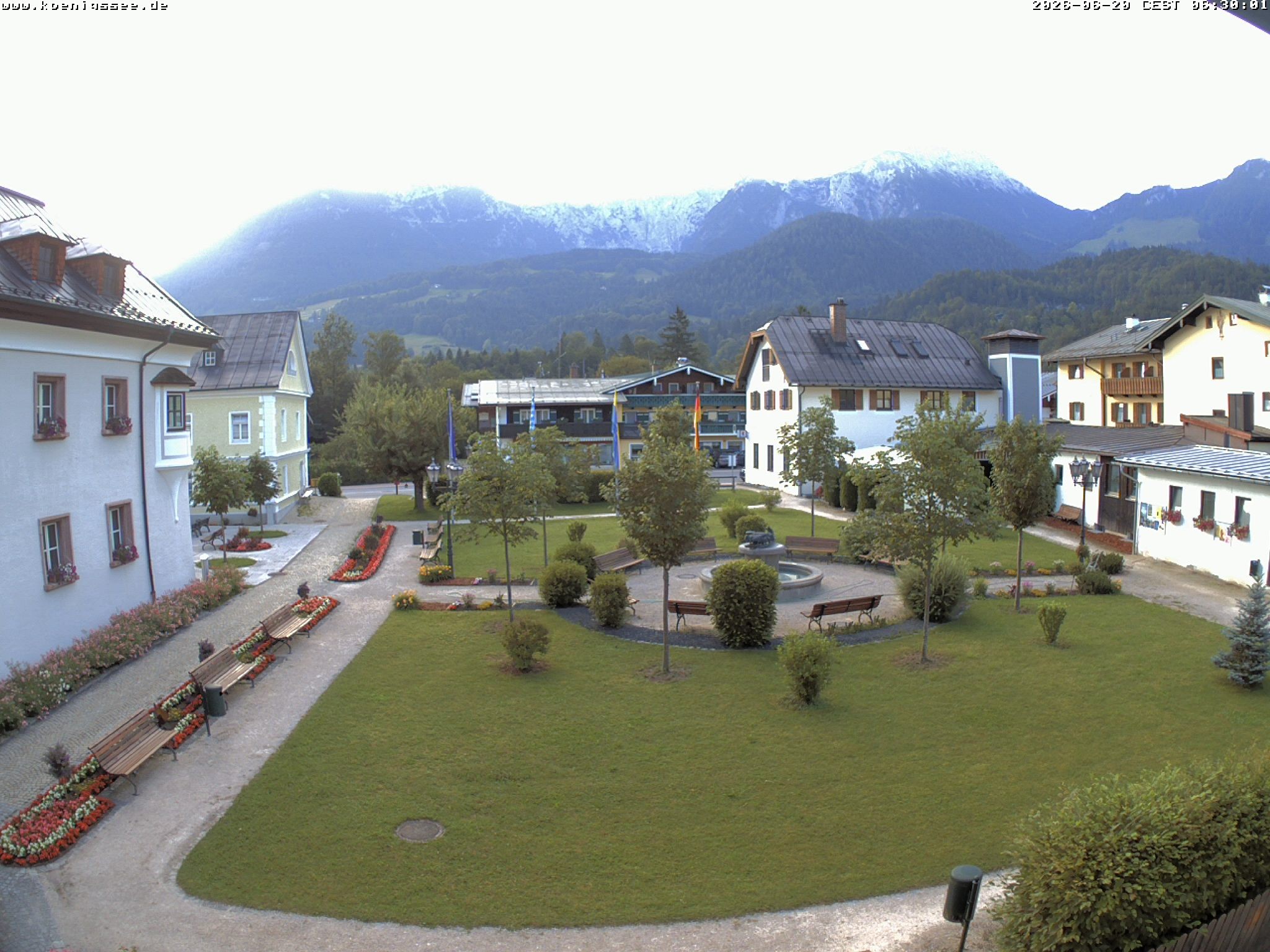 Archiv Foto Webcam Haus des Gastes - Königssee