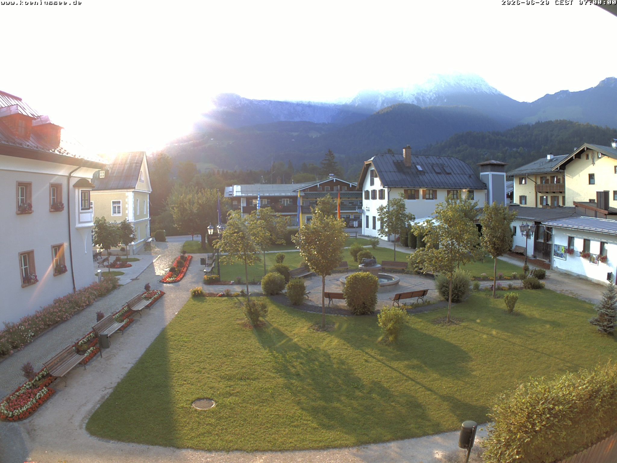 Archiv Foto Webcam Haus des Gastes - Königssee