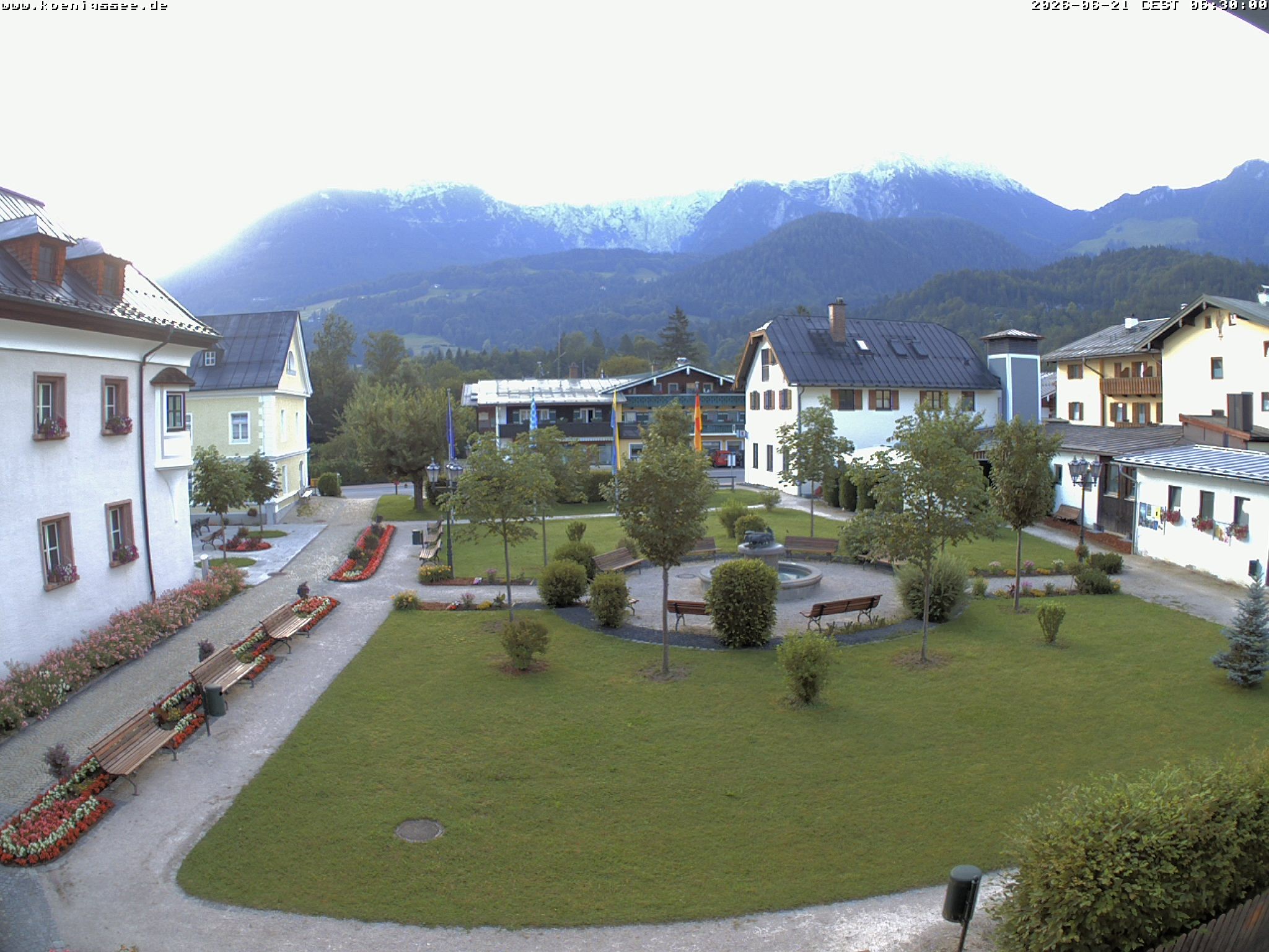 Archiv Foto Webcam Haus des Gastes - Königssee