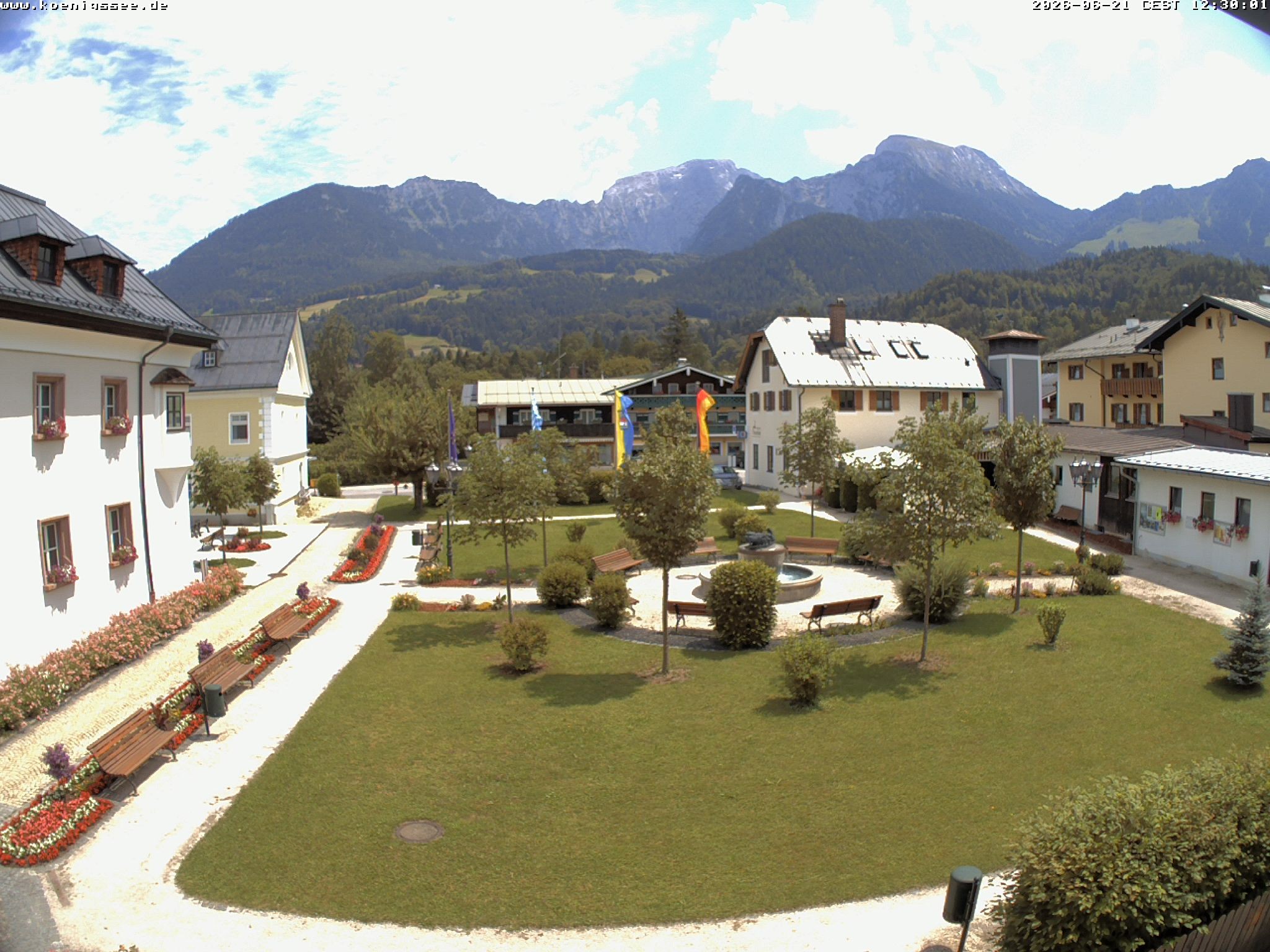 Archiv Foto Webcam Haus des Gastes - Königssee