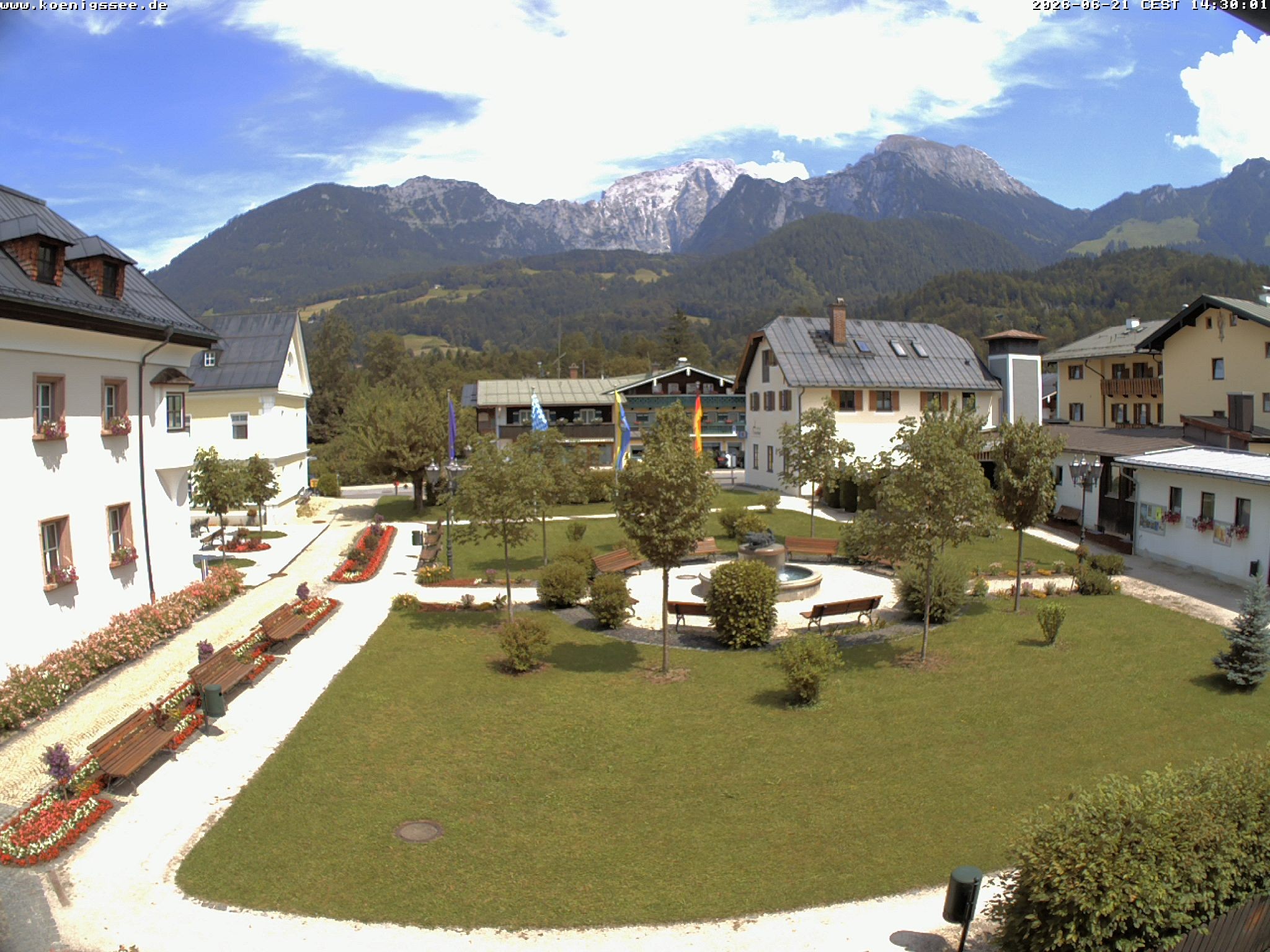 Archiv Foto Webcam Haus des Gastes - Königssee
