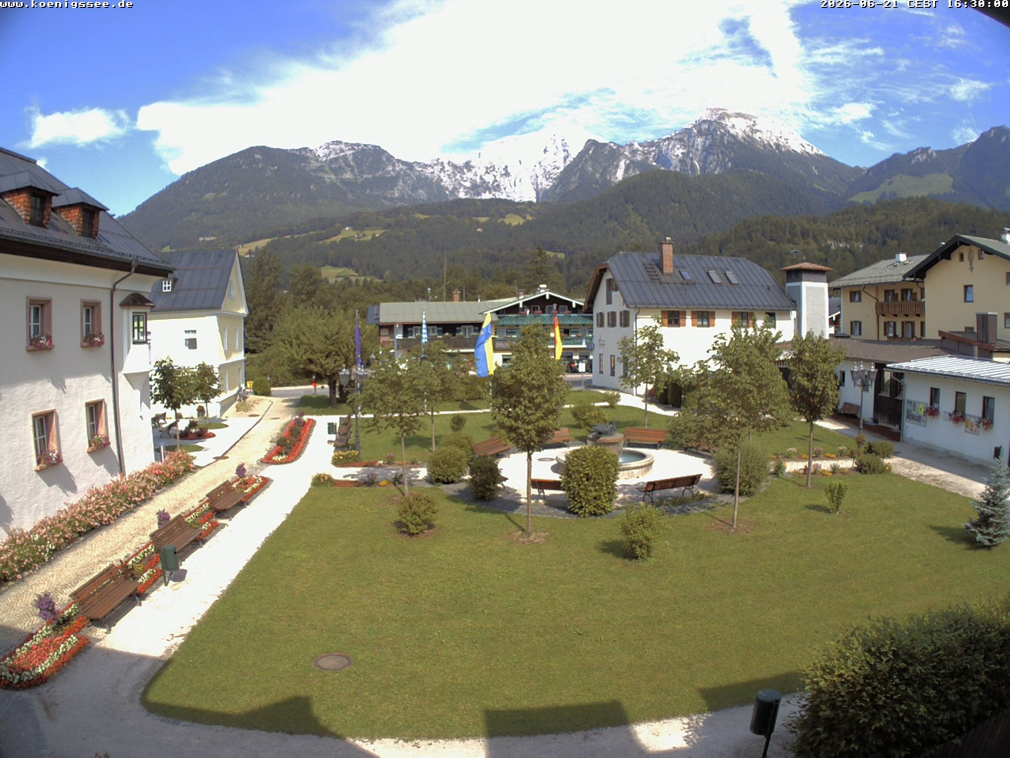 Archiv Foto Webcam Haus des Gastes - Königssee