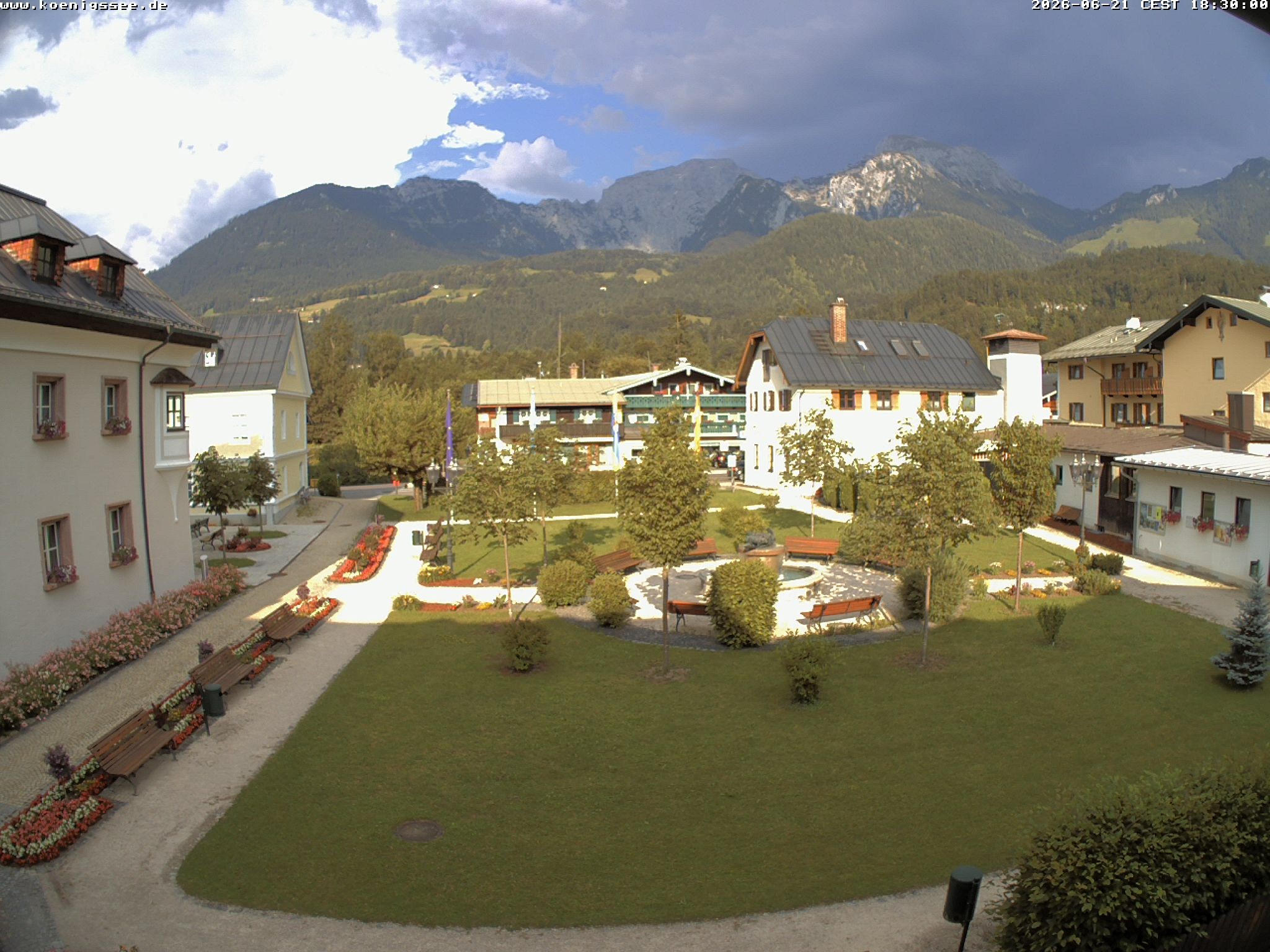 Archiv Foto Webcam Haus des Gastes - Königssee