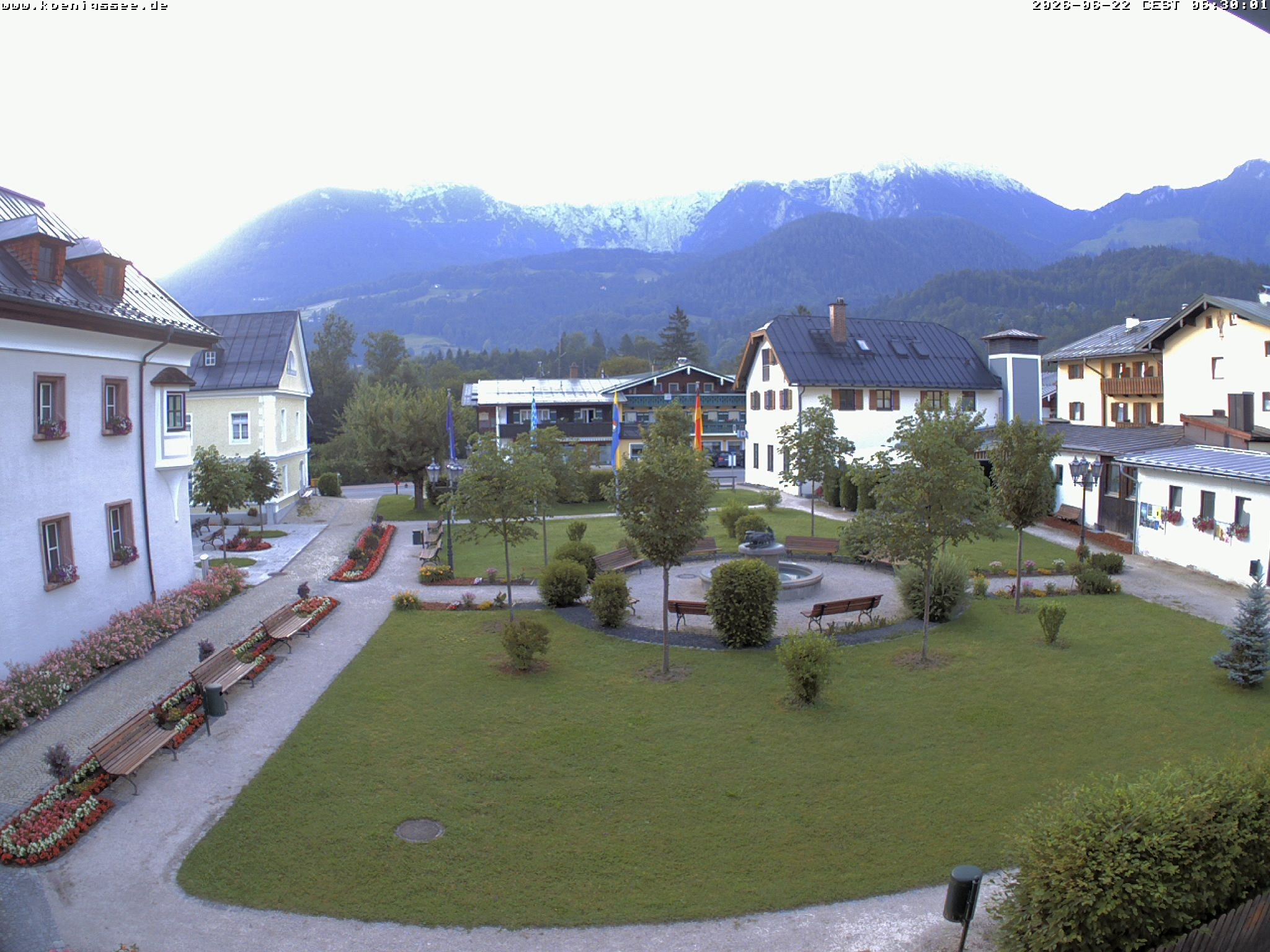 Archiv Foto Webcam Haus des Gastes - Königssee