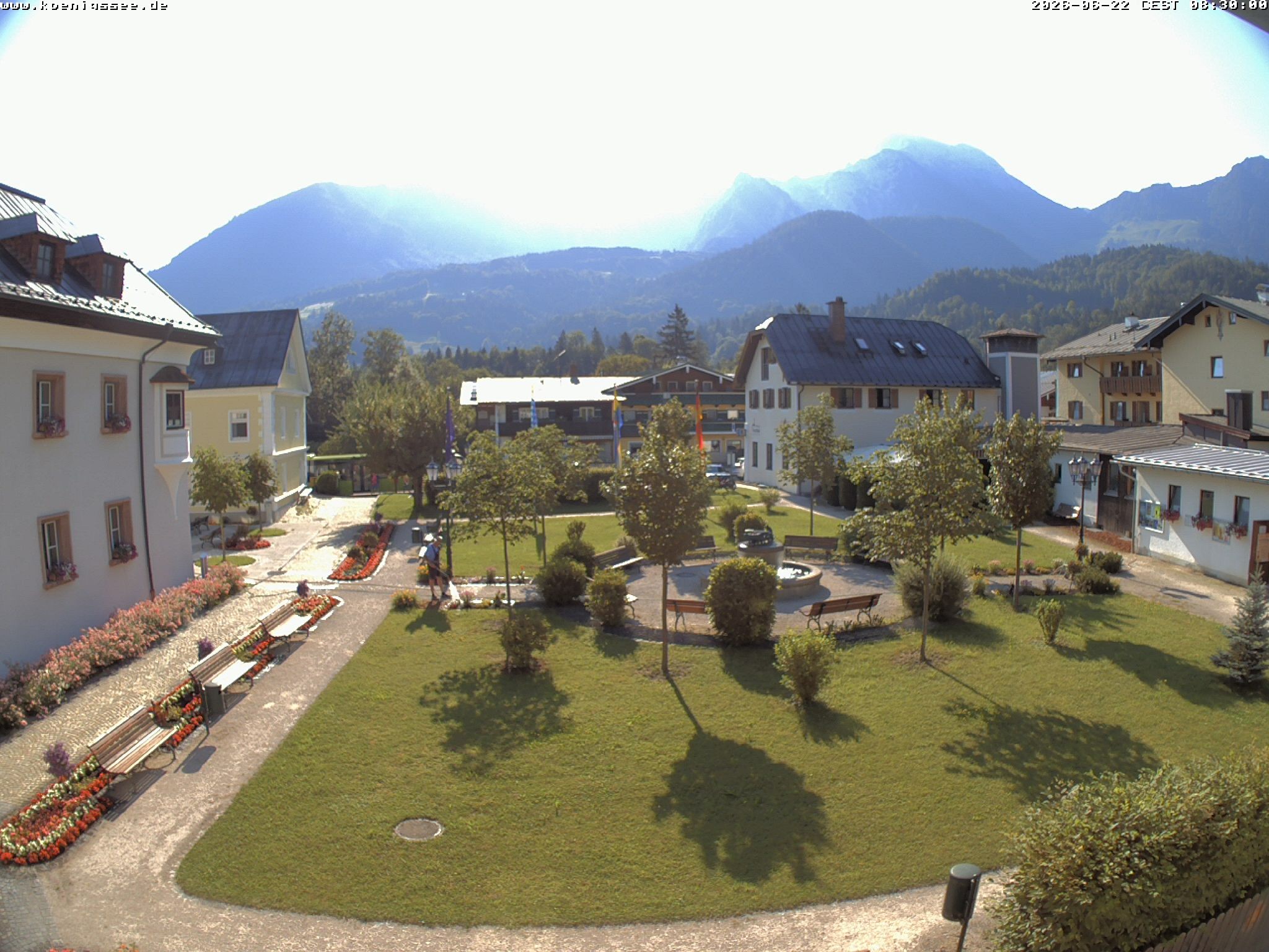 Archiv Foto Webcam Haus des Gastes - Königssee