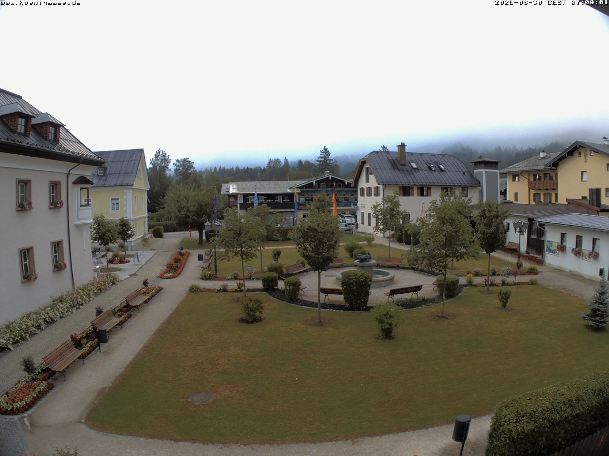 Archiv Foto Webcam Haus des Gastes - Königssee