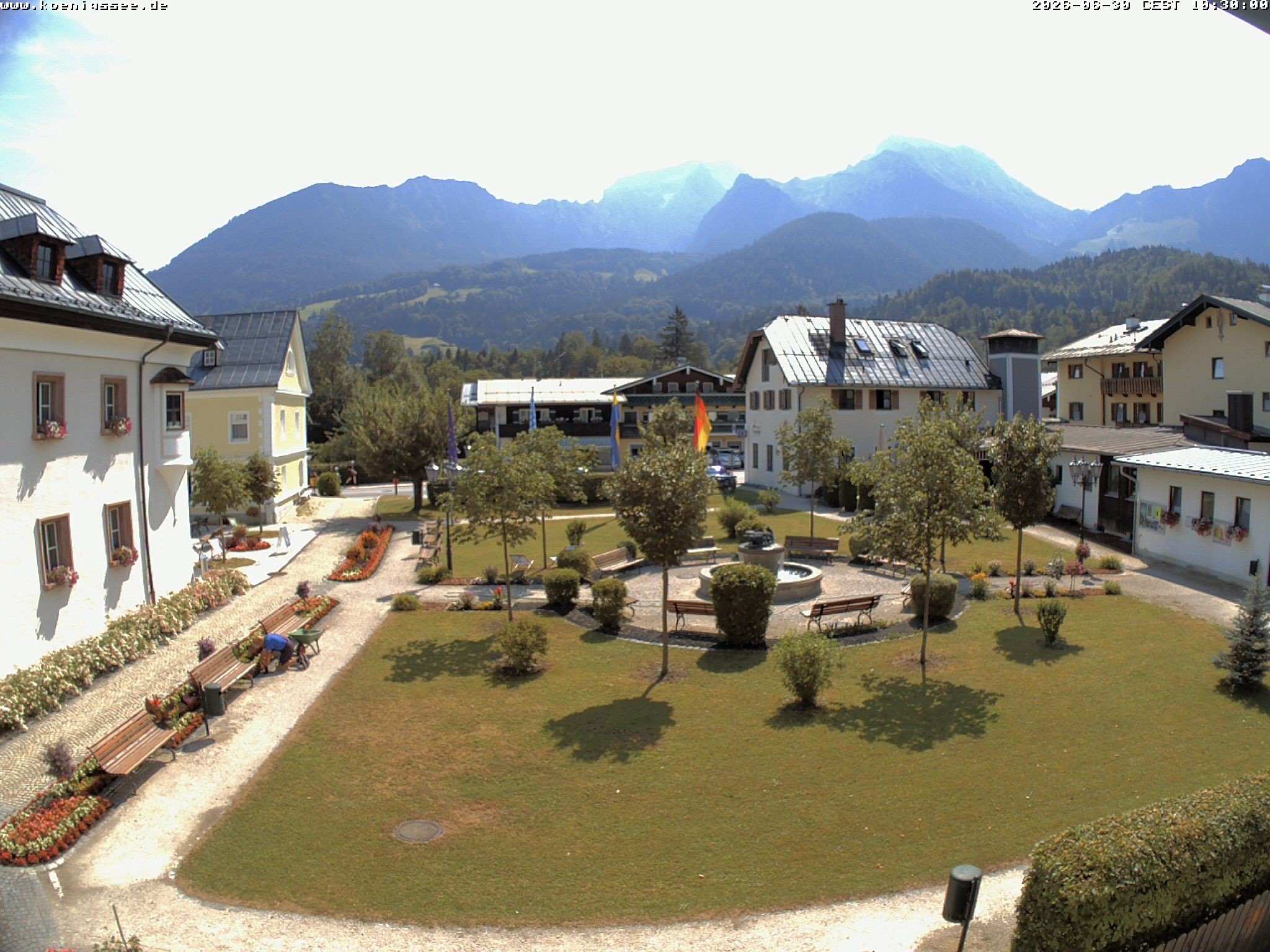 Archiv Foto Webcam Haus des Gastes - Königssee