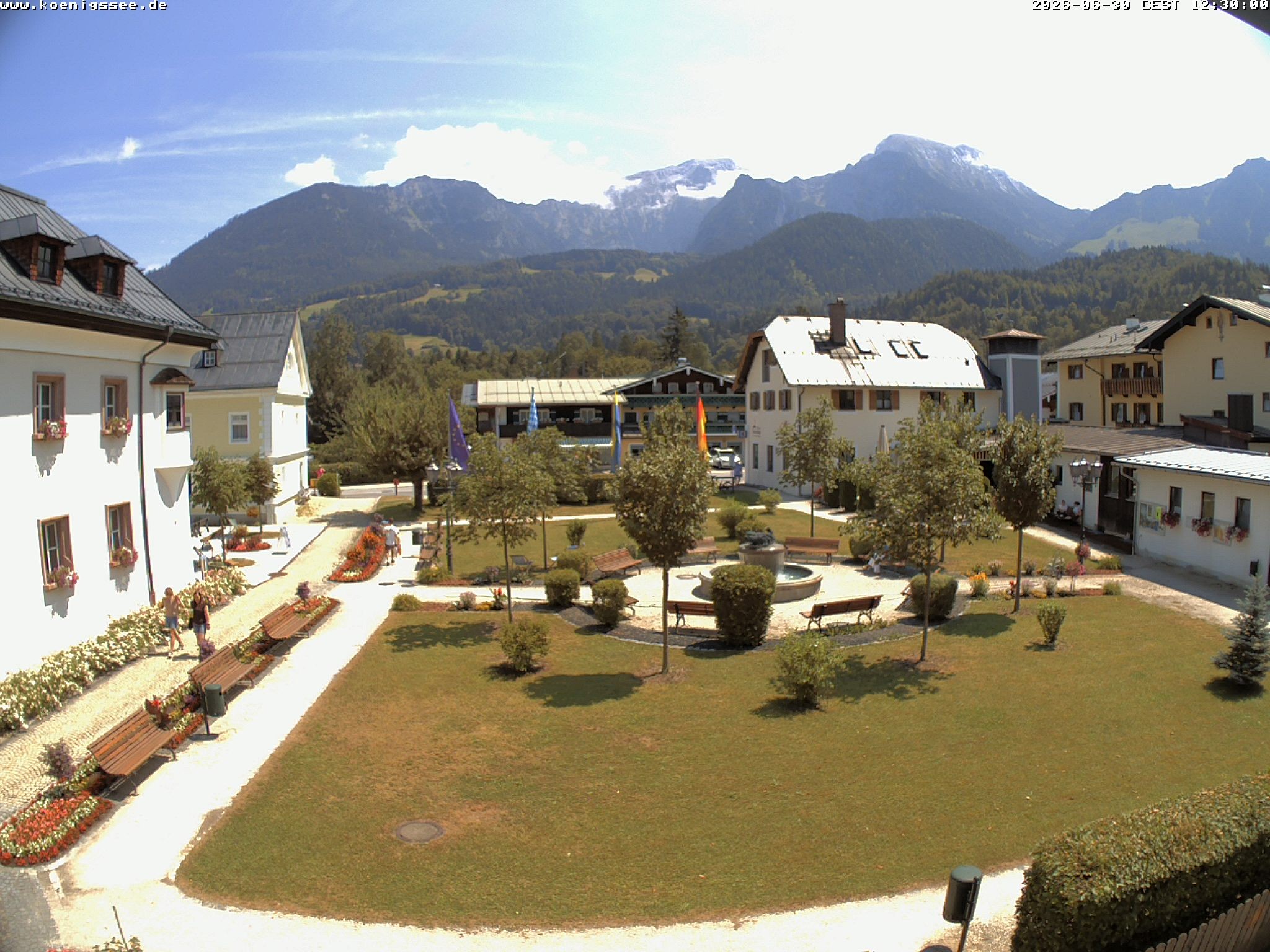 Archiv Foto Webcam Haus des Gastes - Königssee