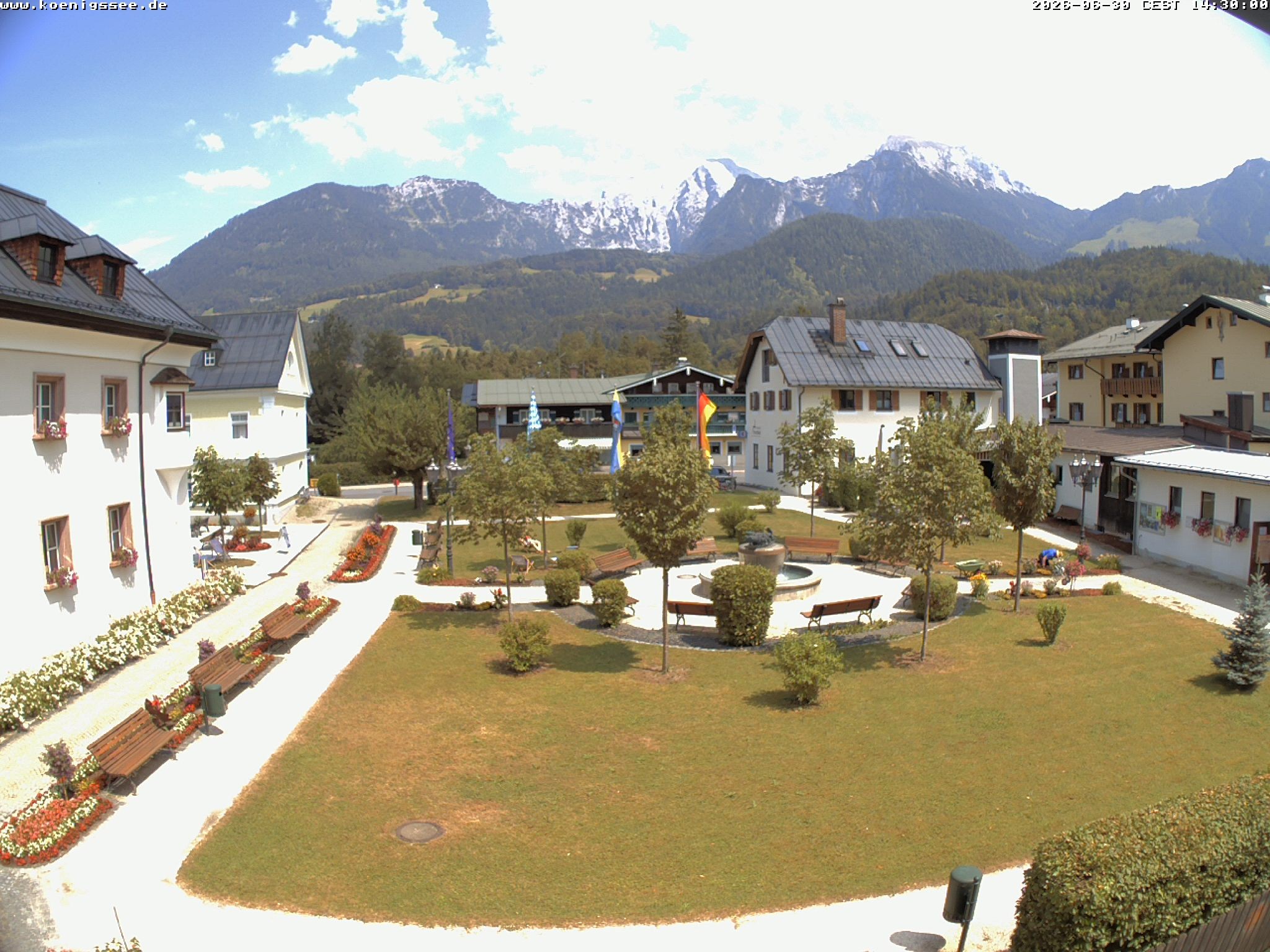 Archiv Foto Webcam Haus des Gastes - Königssee