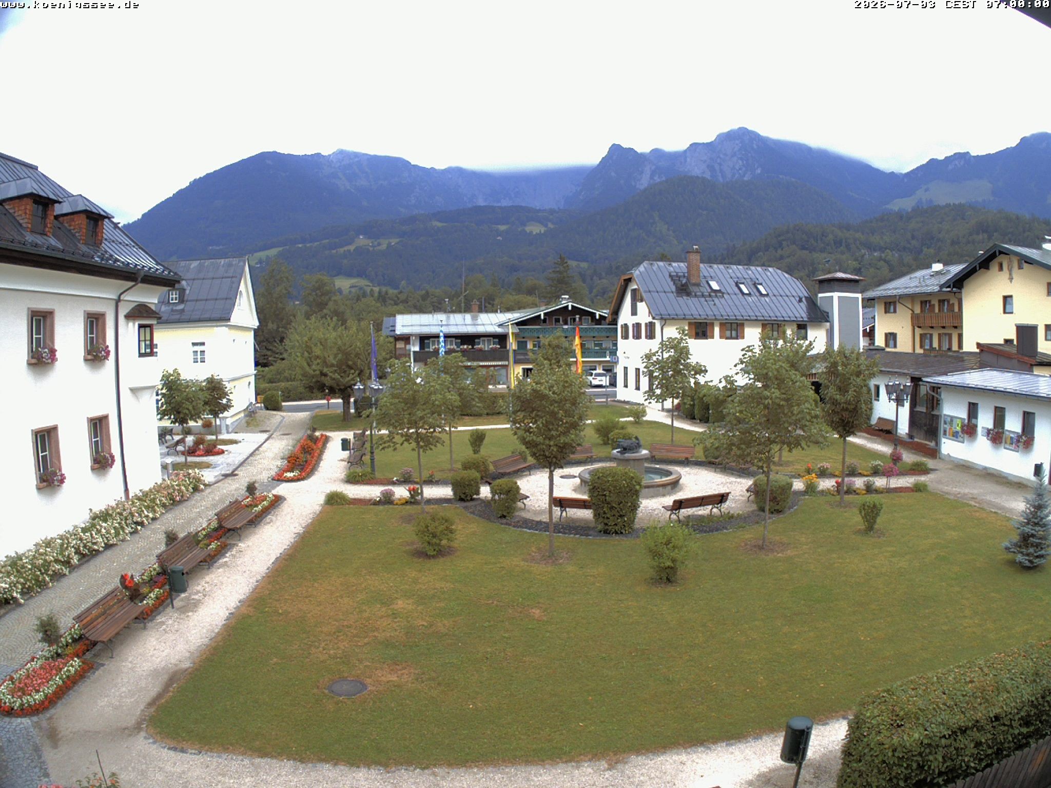 Archiv Foto Webcam Haus des Gastes - Königssee