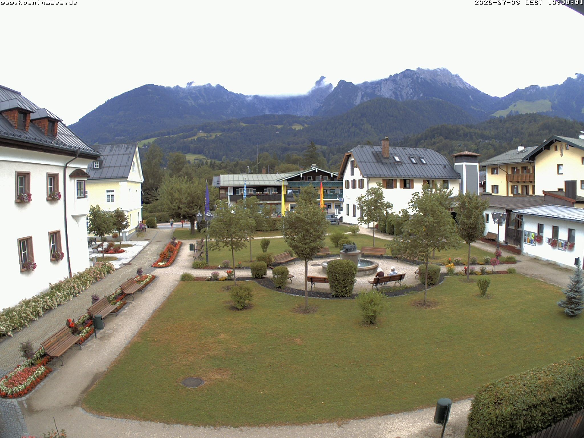 Archiv Foto Webcam Haus des Gastes - Königssee