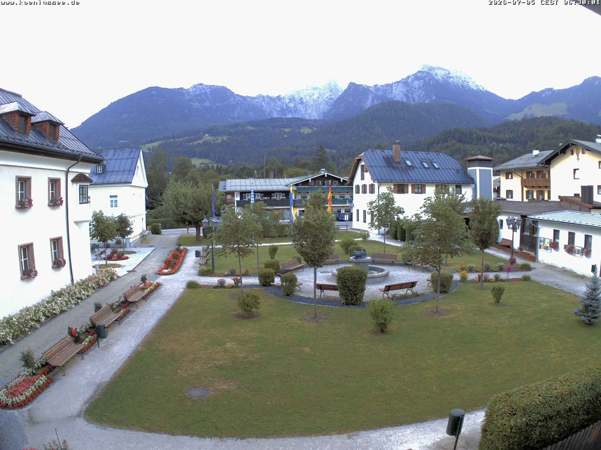 Archiv Foto Webcam Haus des Gastes - Königssee