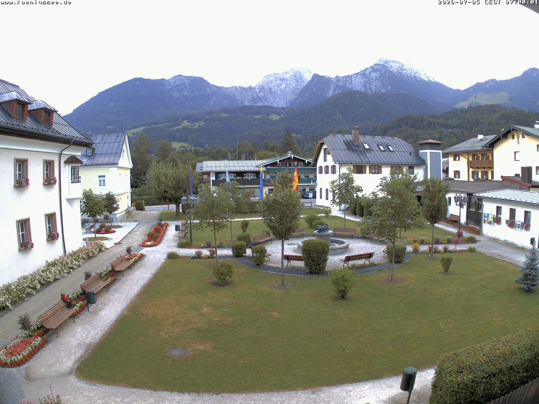 Archiv Foto Webcam Haus des Gastes - Königssee