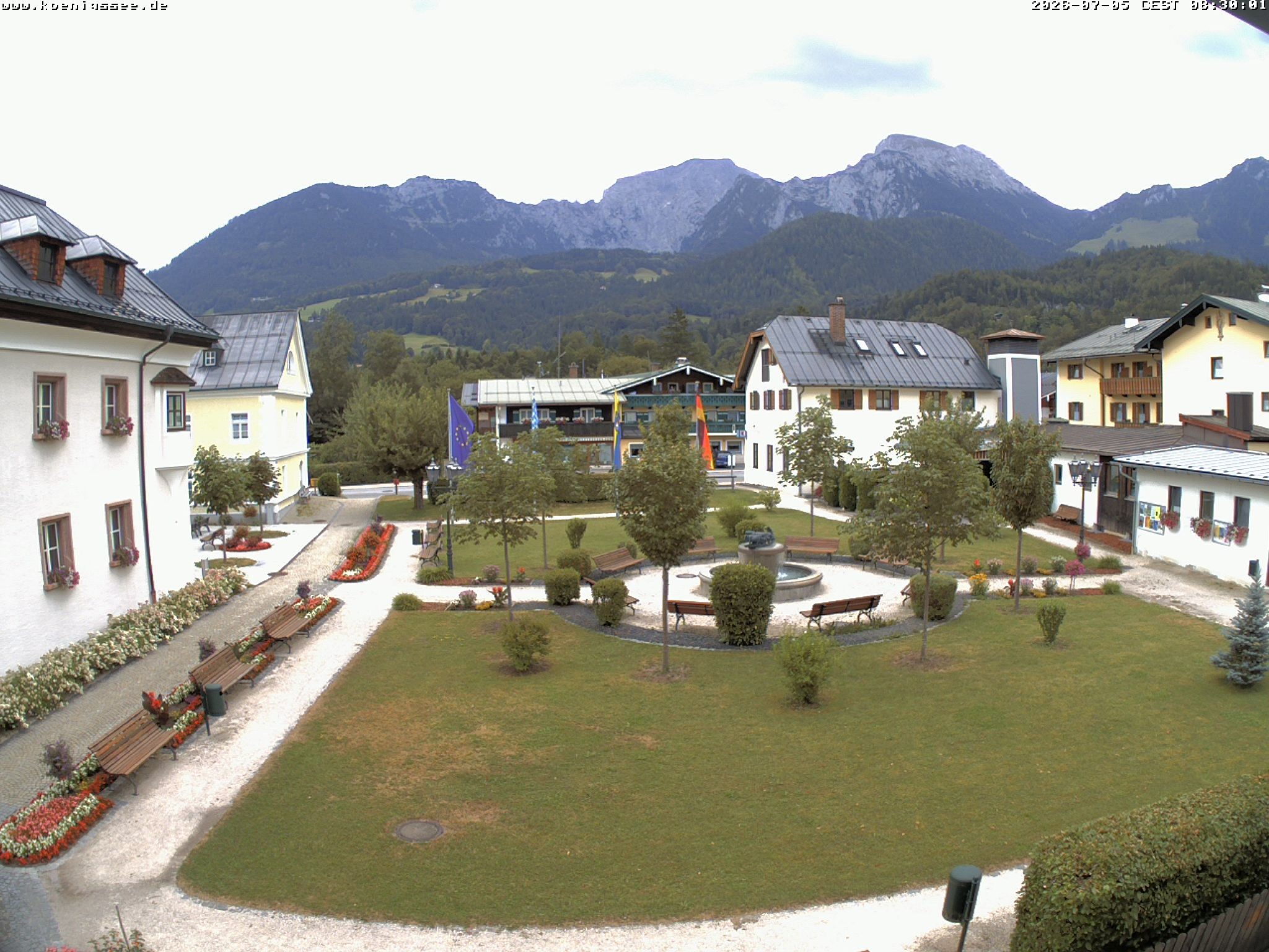 Archiv Foto Webcam Haus des Gastes - Königssee