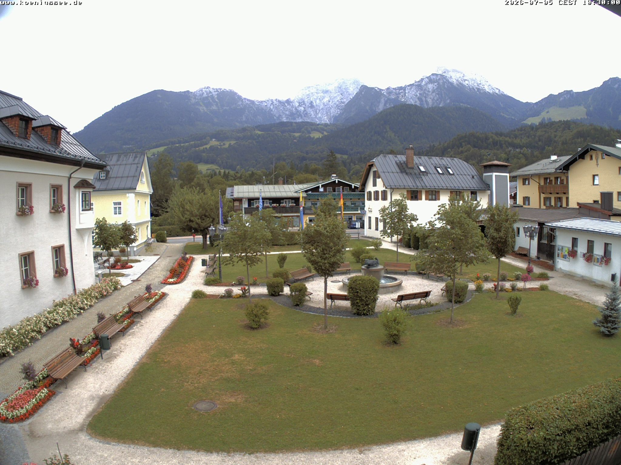 Archiv Foto Webcam Haus des Gastes - Königssee