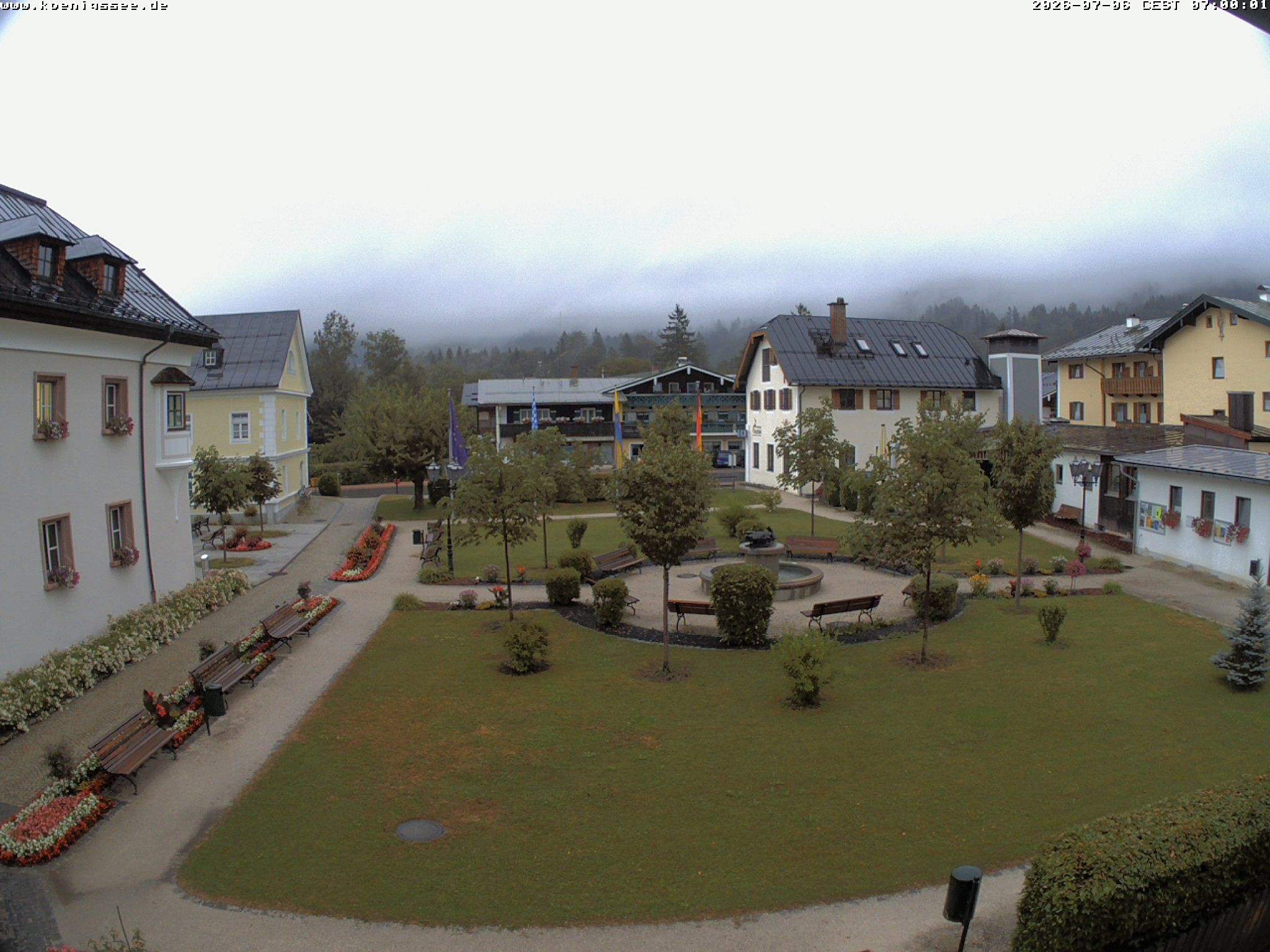 Archiv Foto Webcam Haus des Gastes - Königssee
