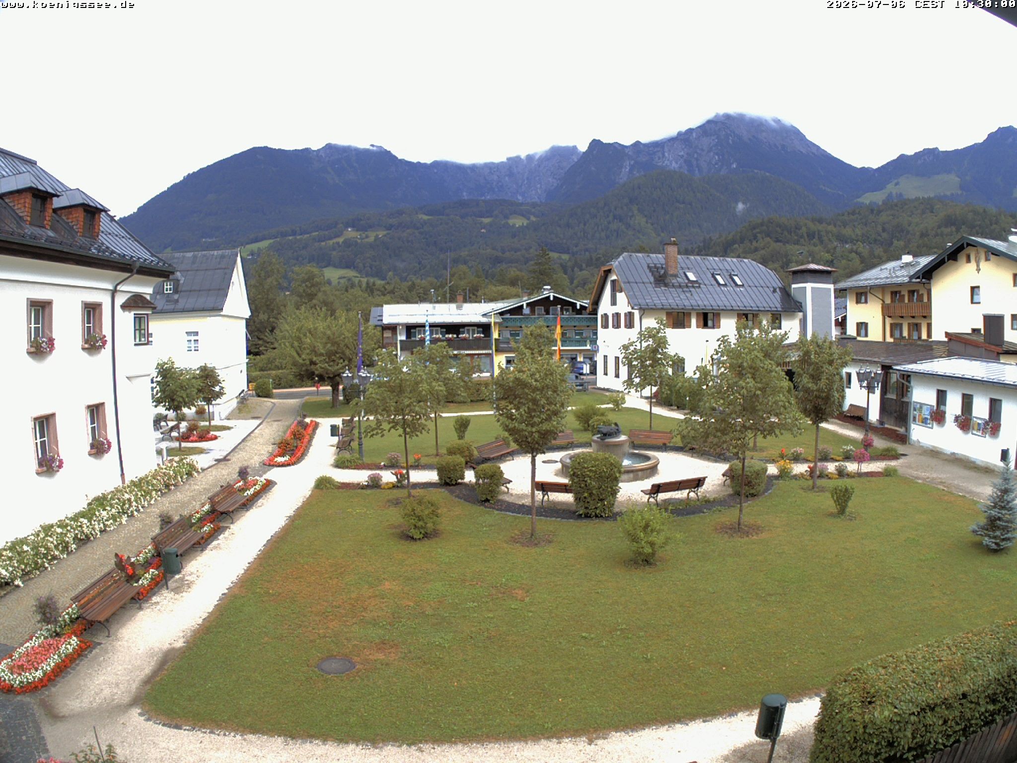 Archiv Foto Webcam Haus des Gastes - Königssee