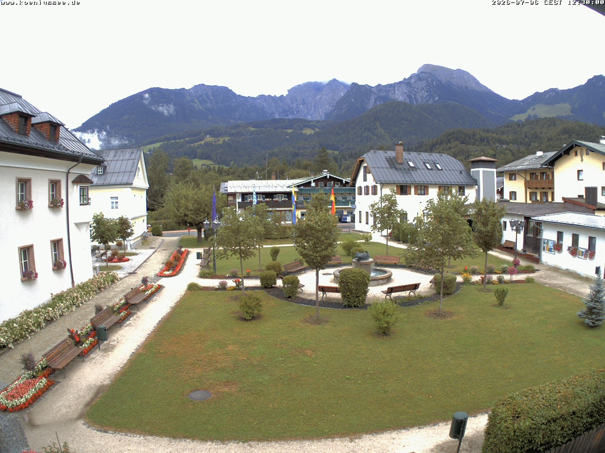 Archiv Foto Webcam Haus des Gastes - Königssee