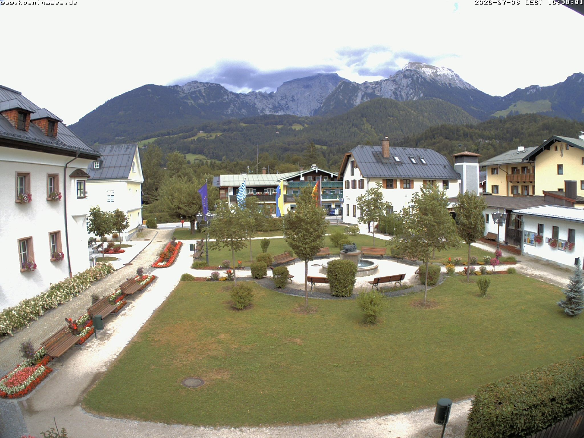 Archiv Foto Webcam Haus des Gastes - Königssee