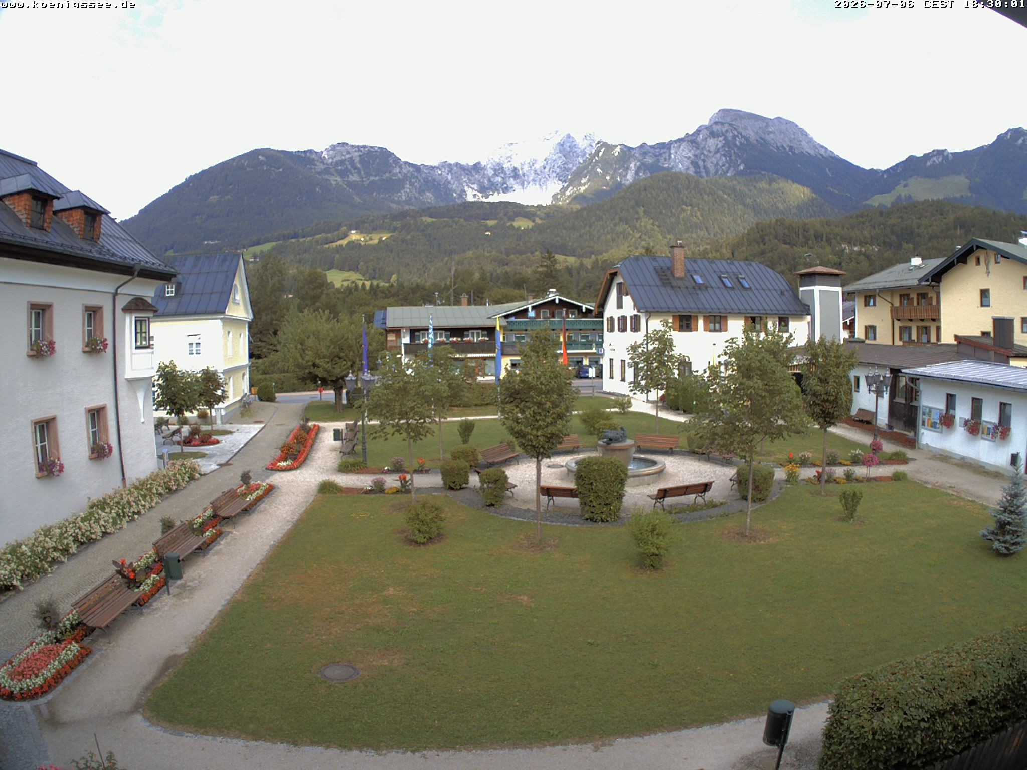 Archiv Foto Webcam Haus des Gastes - Königssee