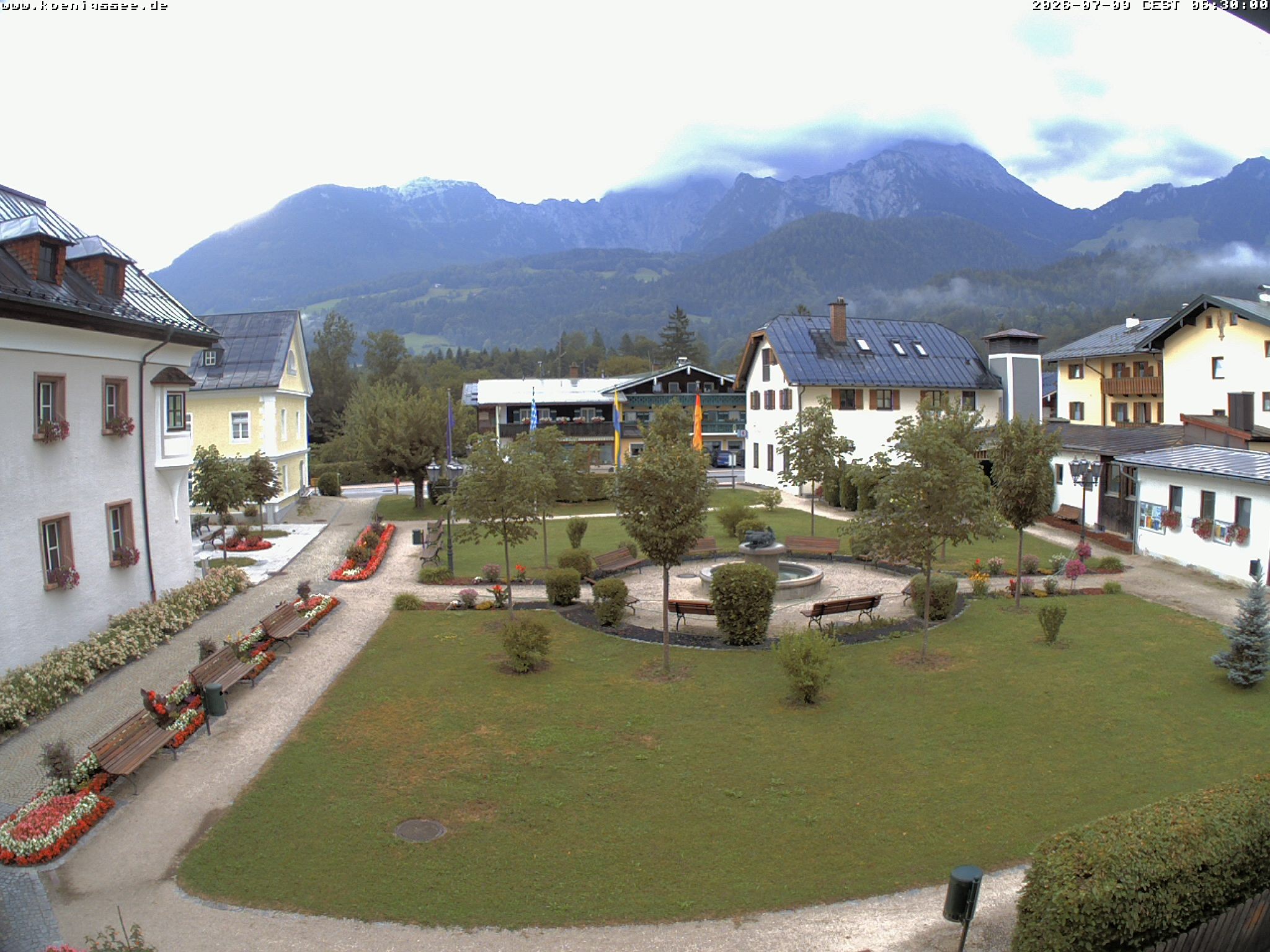 Archiv Foto Webcam Haus des Gastes - Königssee