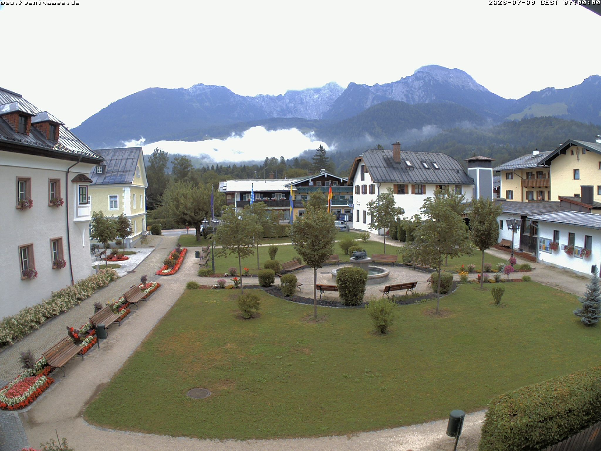 Archiv Foto Webcam Haus des Gastes - Königssee