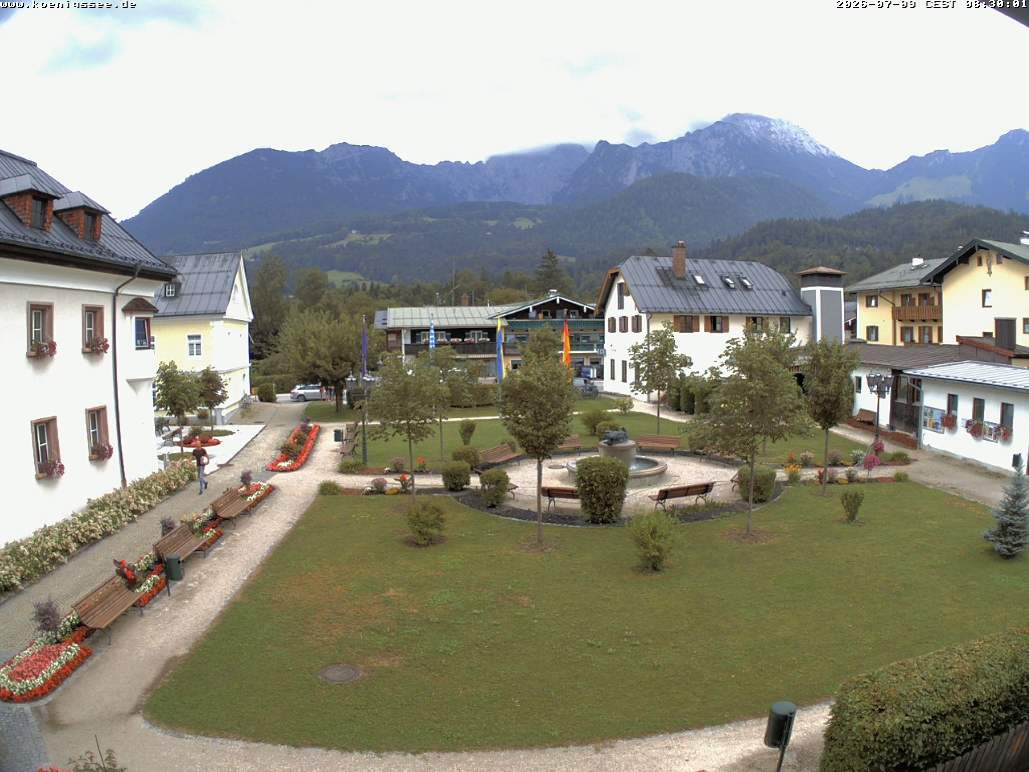 Archiv Foto Webcam Haus des Gastes - Königssee